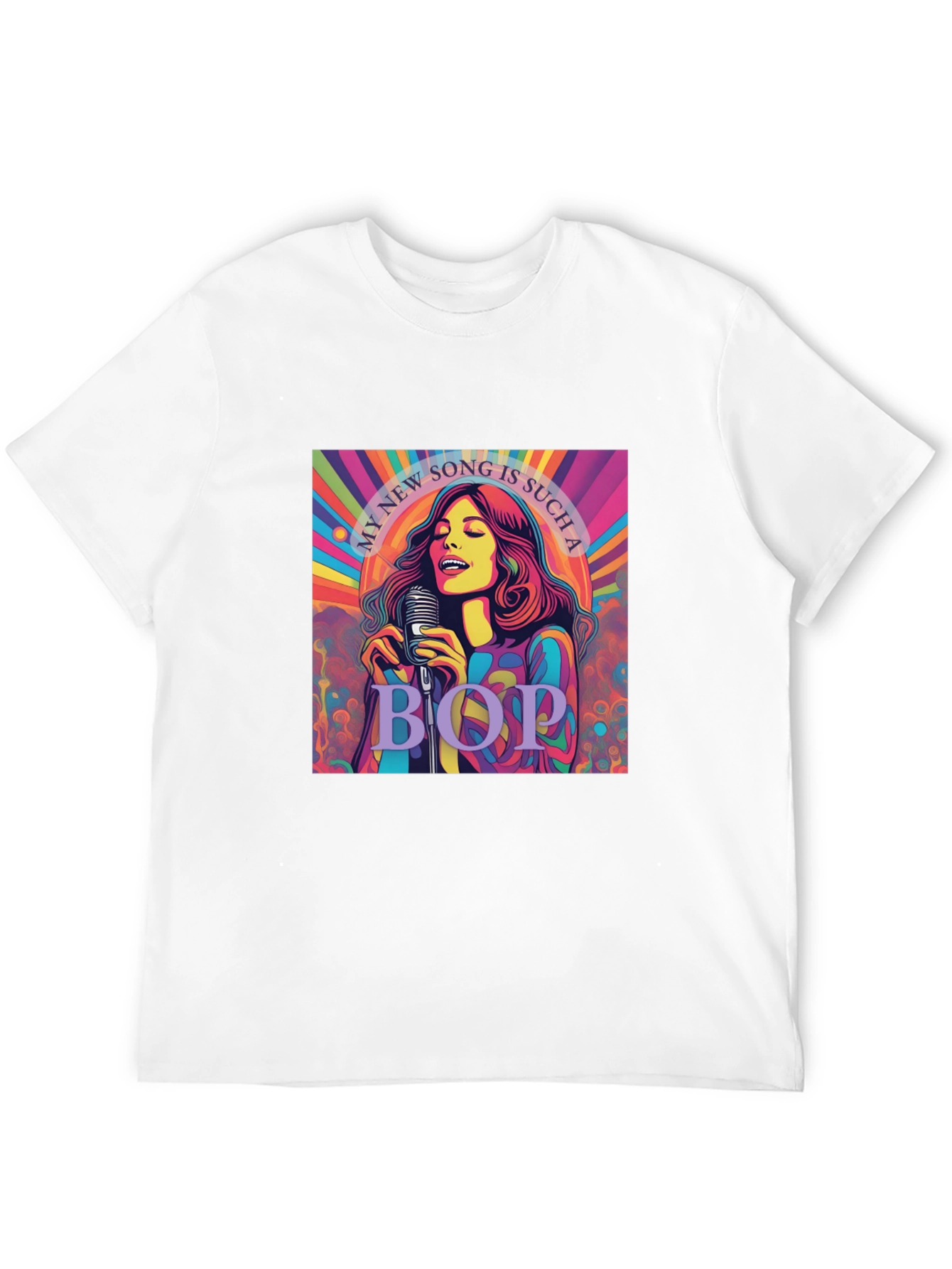 Retro My New Song Graphic Tee