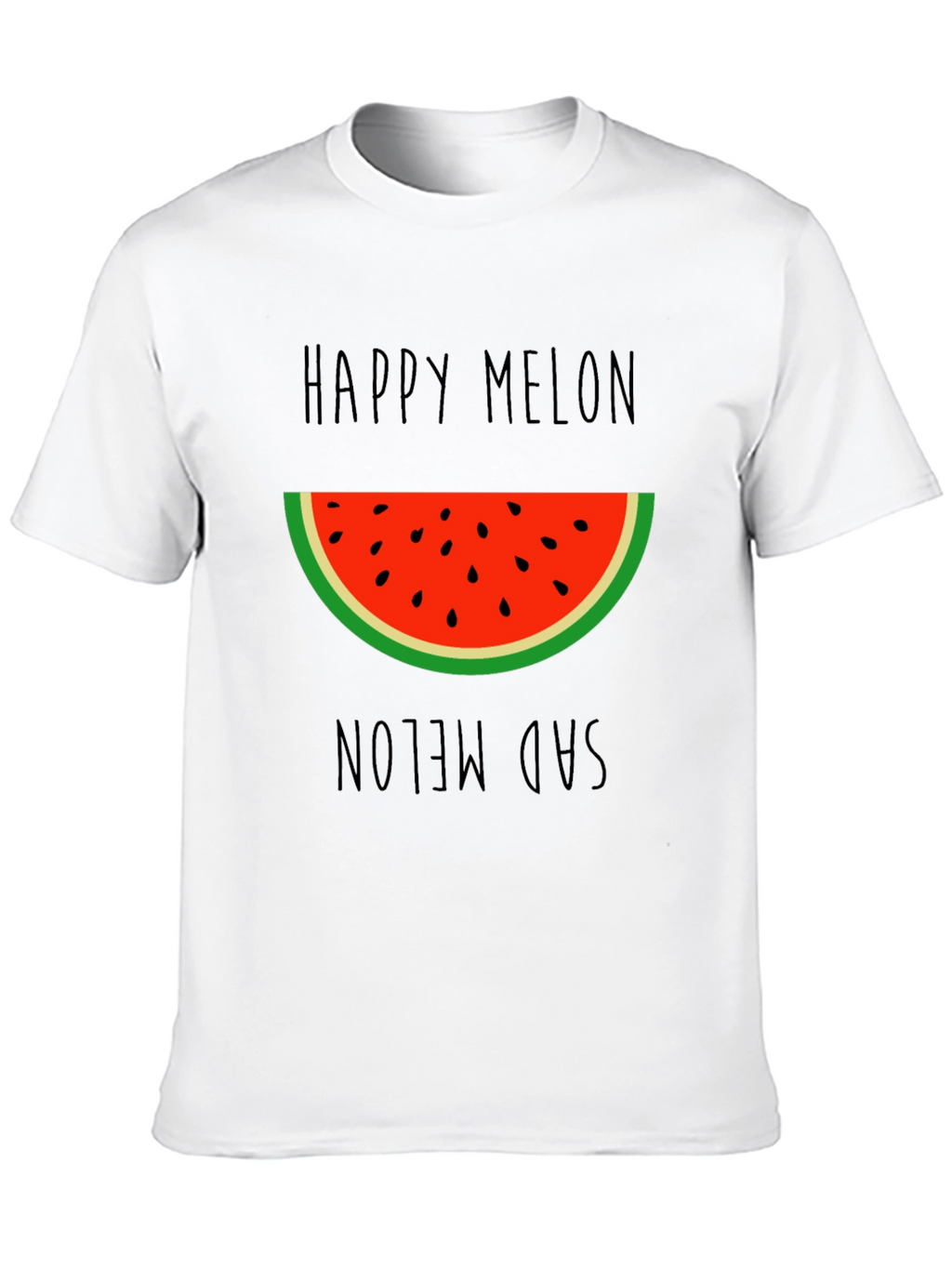 Happy Sad Melon Graphic T-Shirt - Unisex