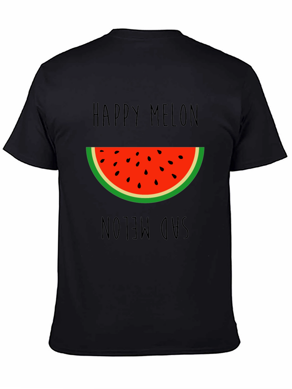Happy Sad Melon Graphic T-Shirt - Unisex