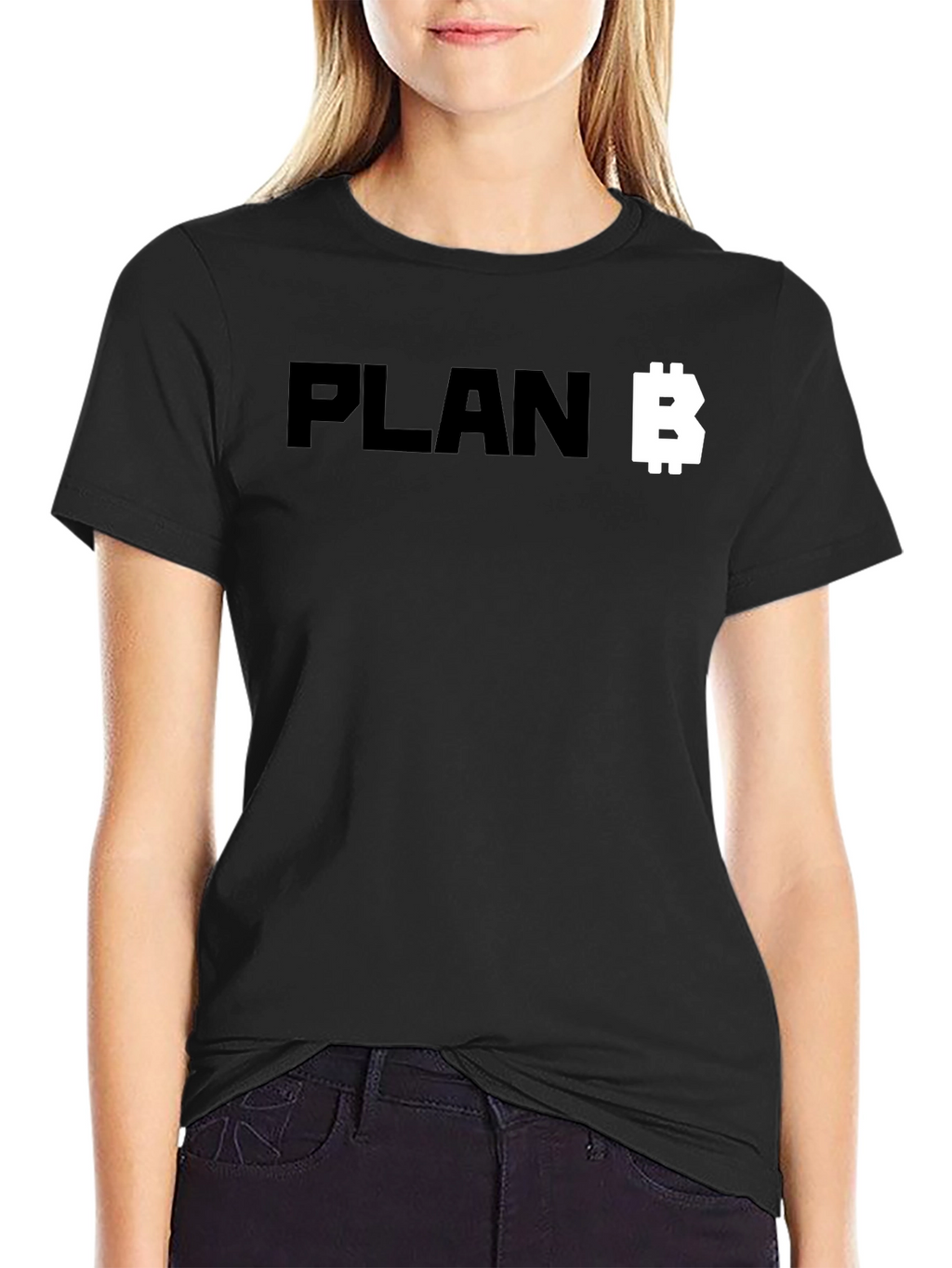 Plan B Bitcoin Crypto Black T-Shirt