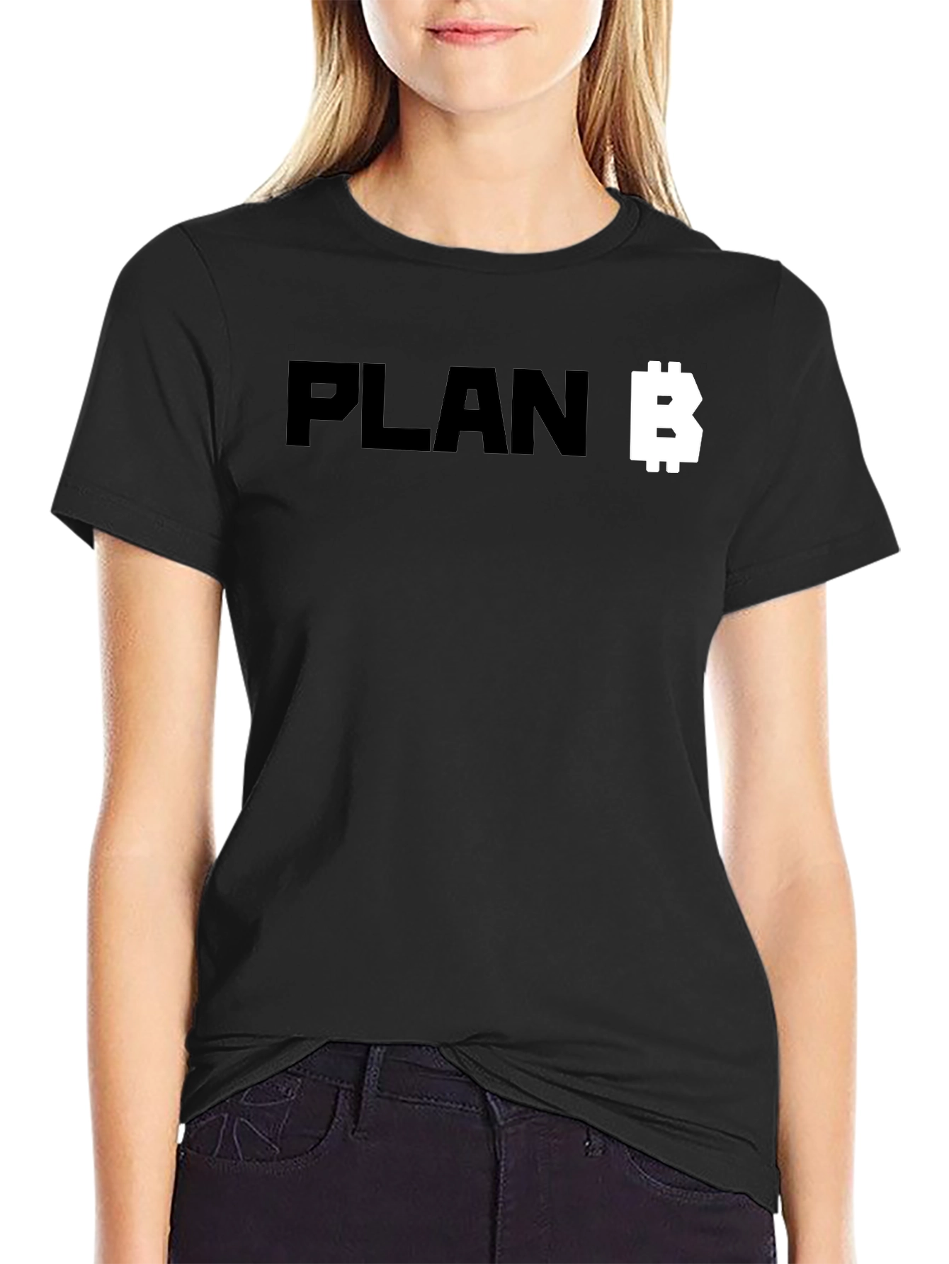Plan B Bitcoin Crypto Black T-Shirt
