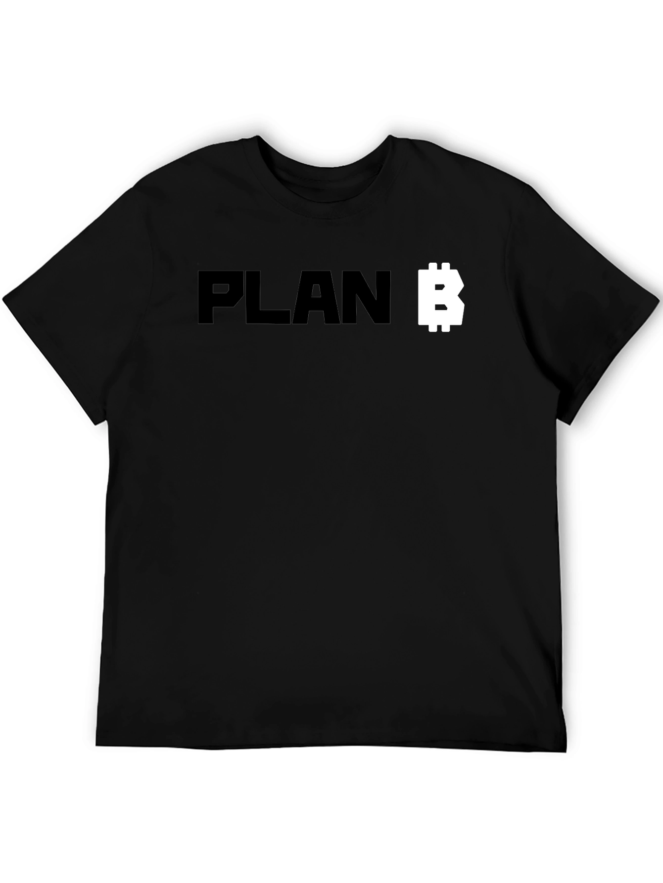 Plan B Bitcoin Crypto Black T-Shirt