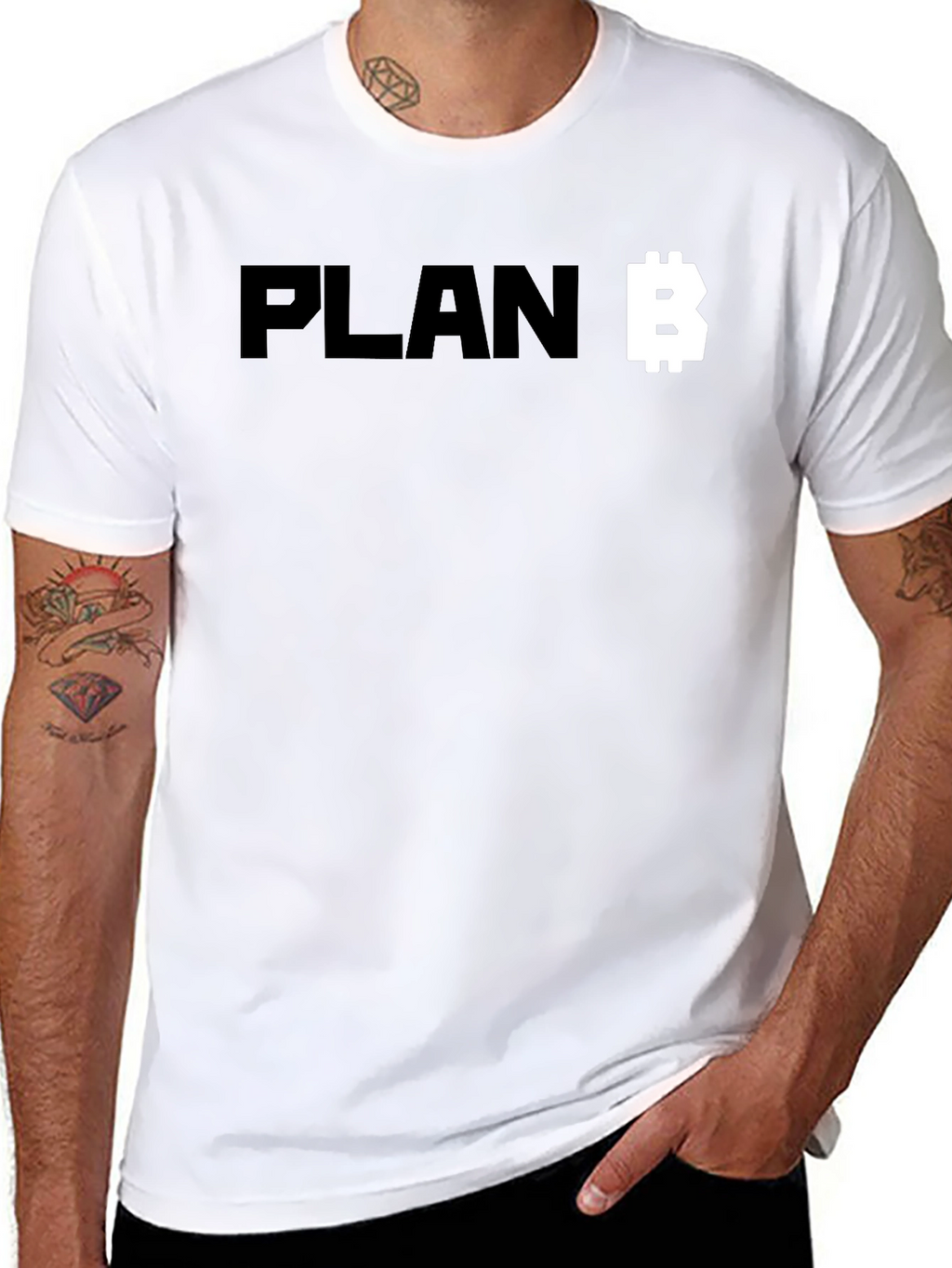 Plan B Bitcoin Crypto Black T-Shirt
