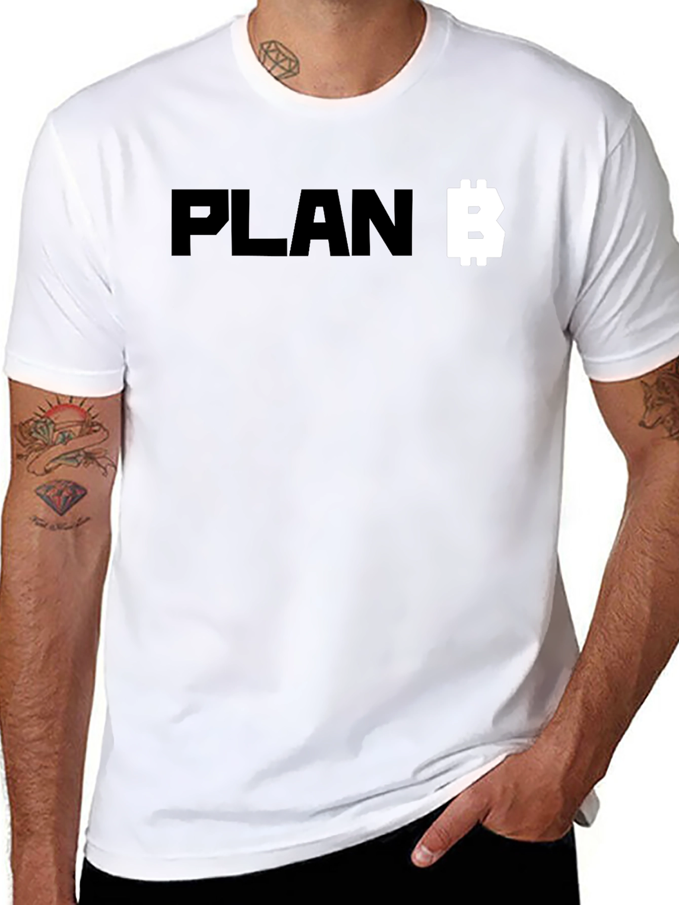 Plan B Bitcoin Crypto Black T-Shirt