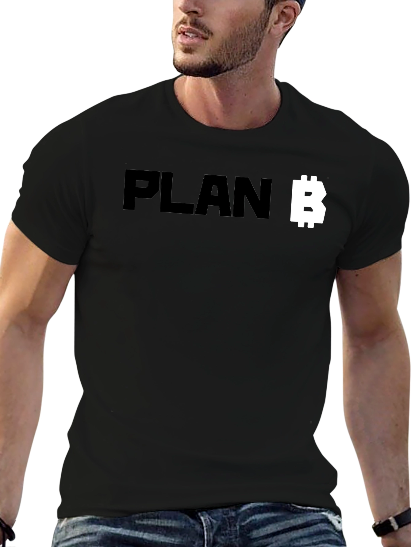 Plan B Bitcoin Crypto Black T-Shirt