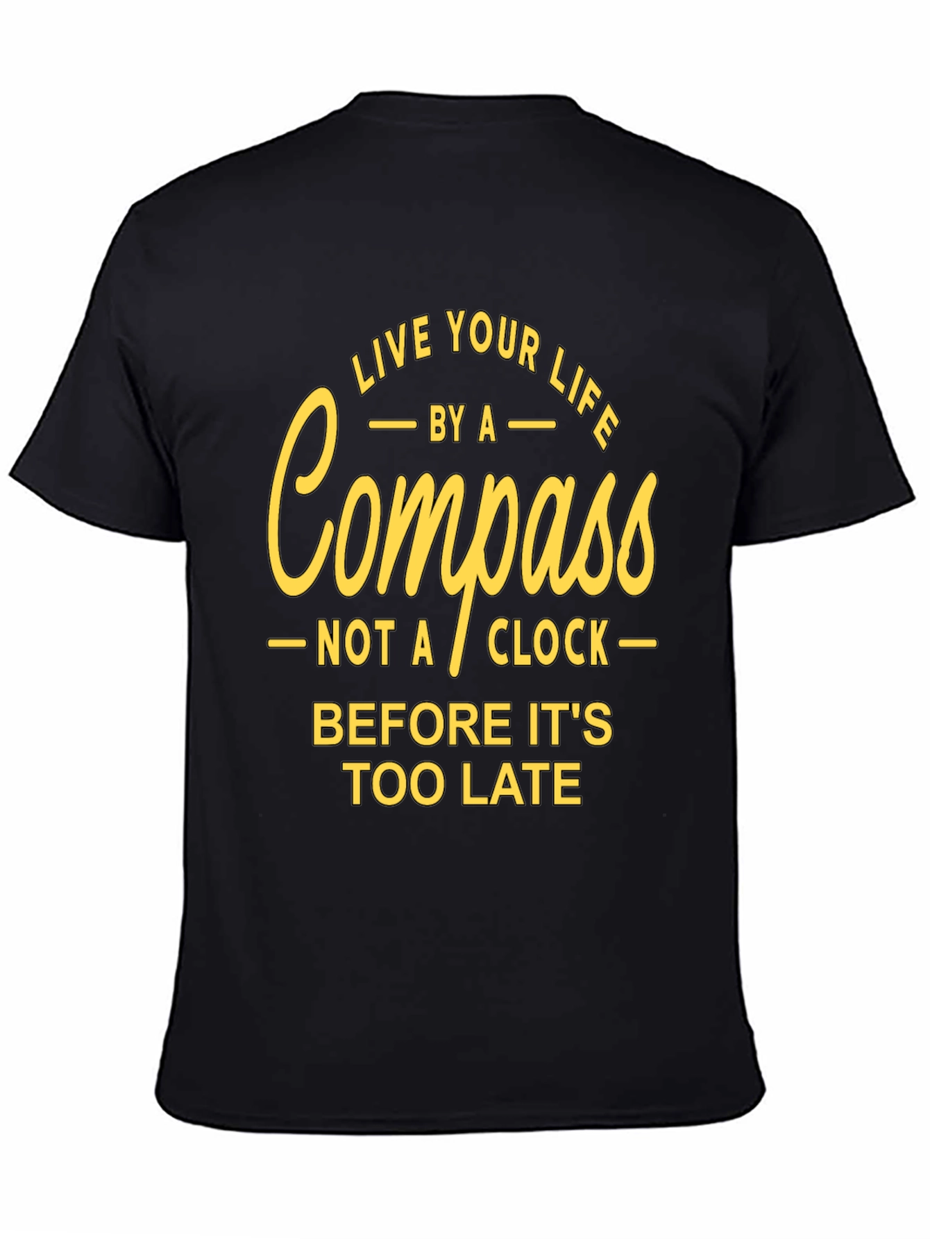 Live Your Life Compass Graphic T-Shirt
