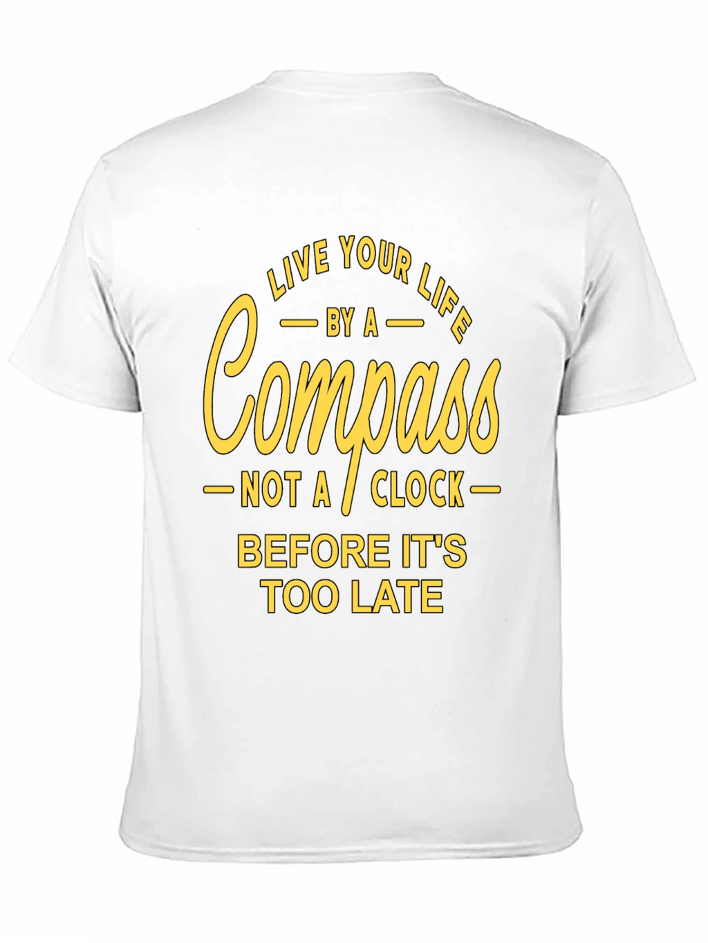 Live Your Life Compass Graphic T-Shirt