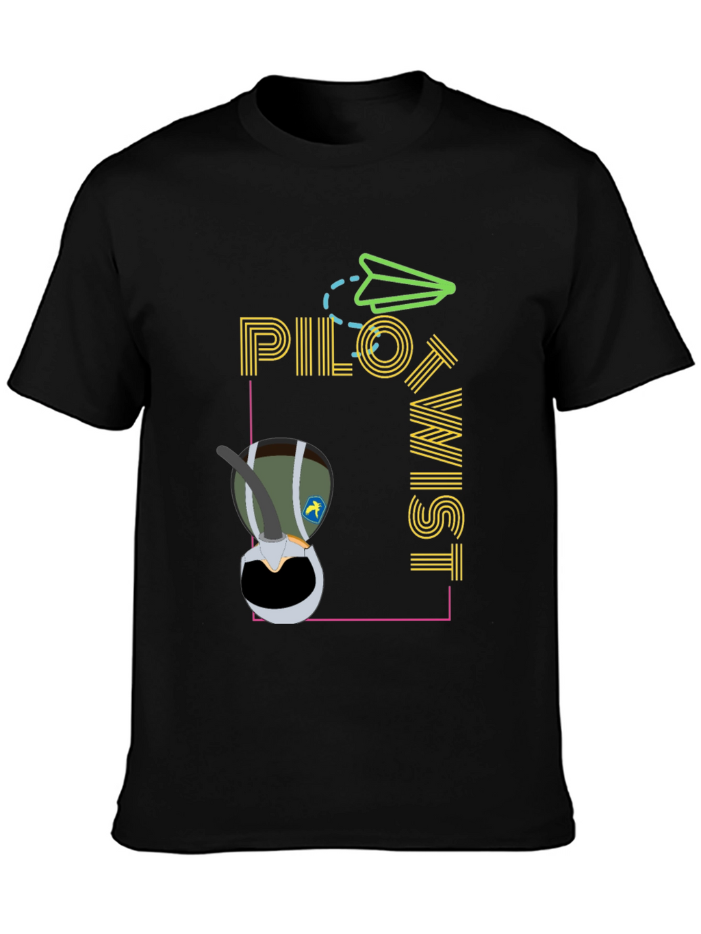 Pilot Twist Graphic Tee - Unique Aviation Style