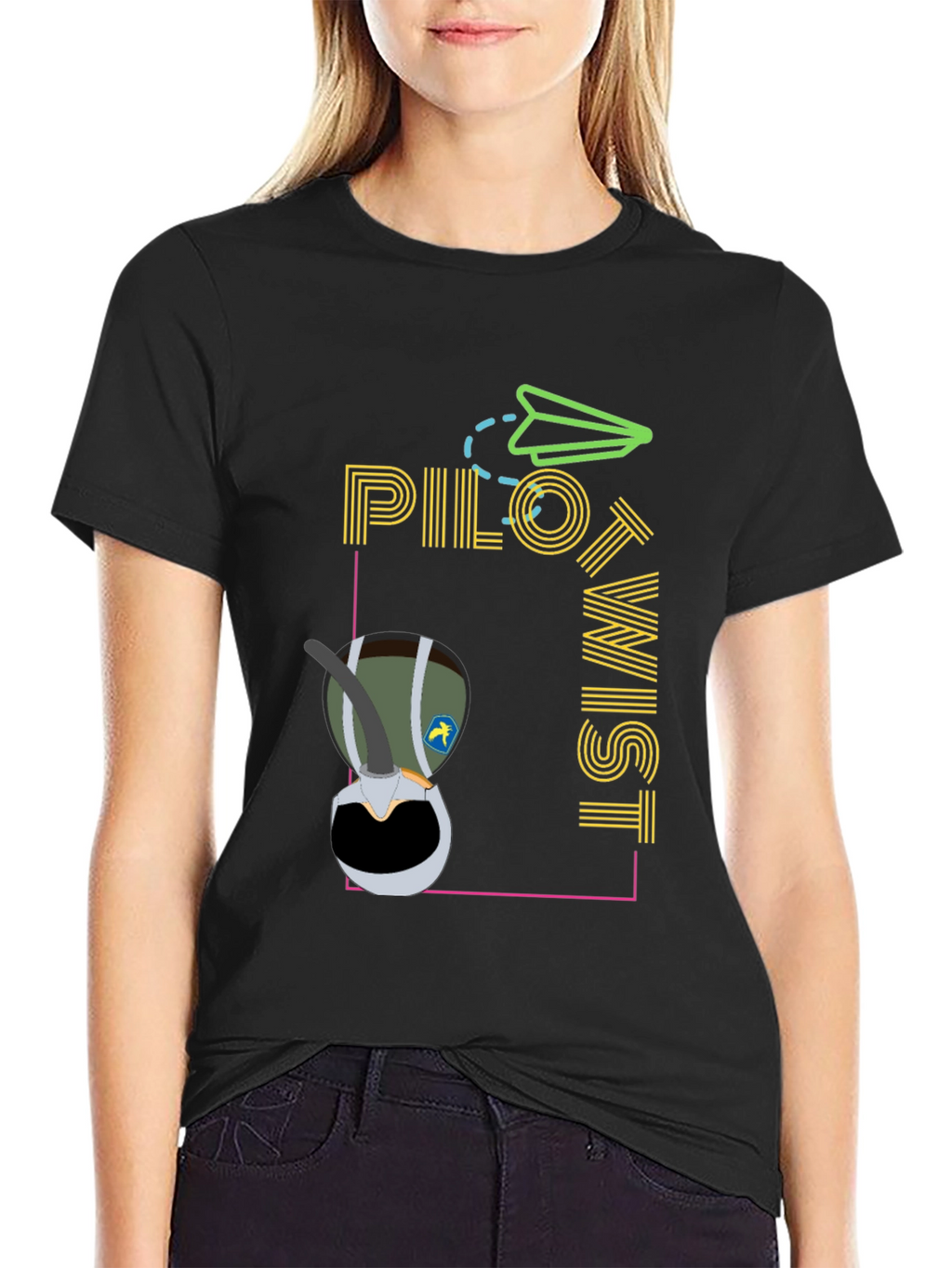 Pilot Twist Graphic Tee - Unique Aviation Style