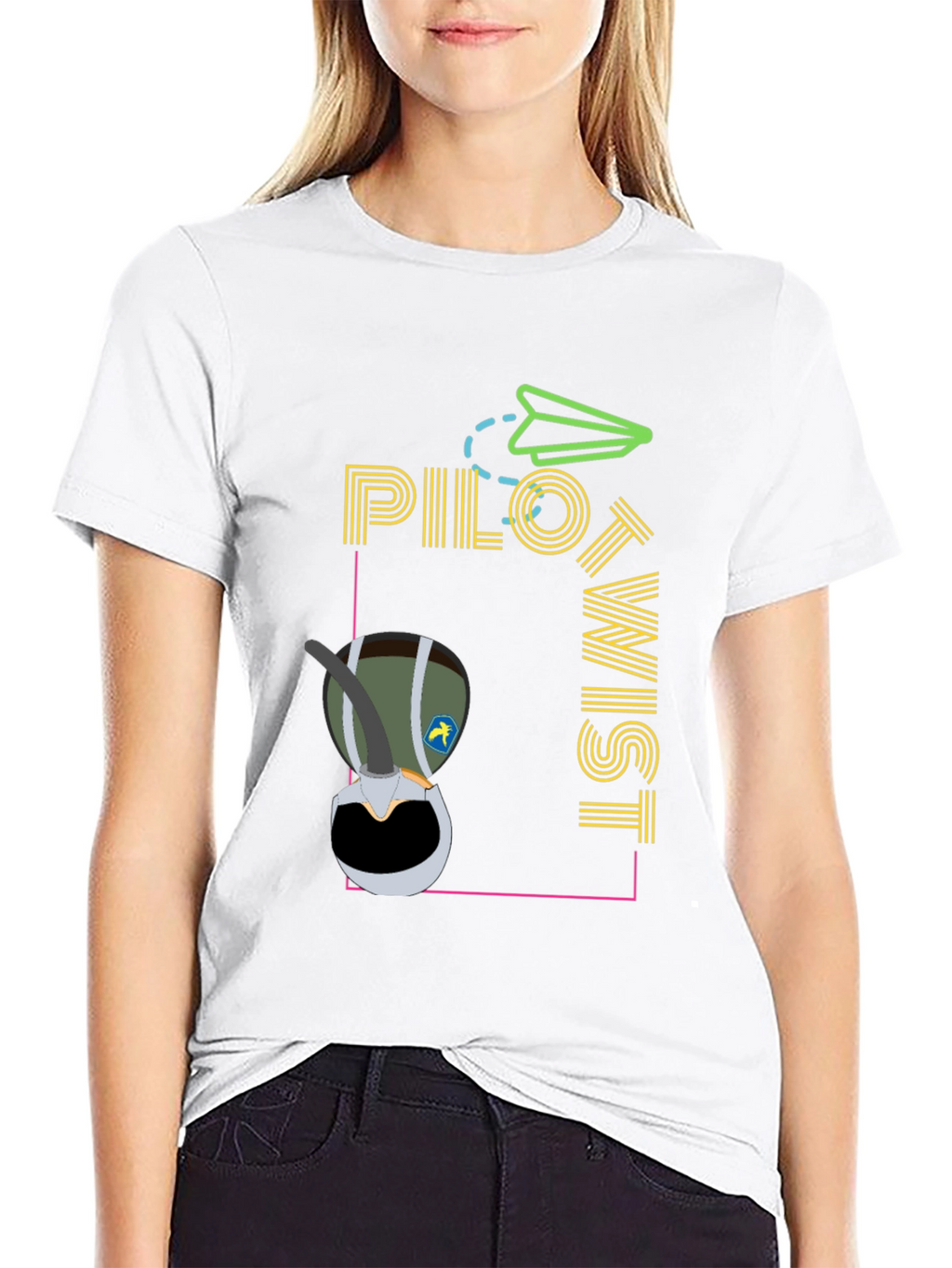Pilot Twist Graphic Tee - Unique Aviation Style