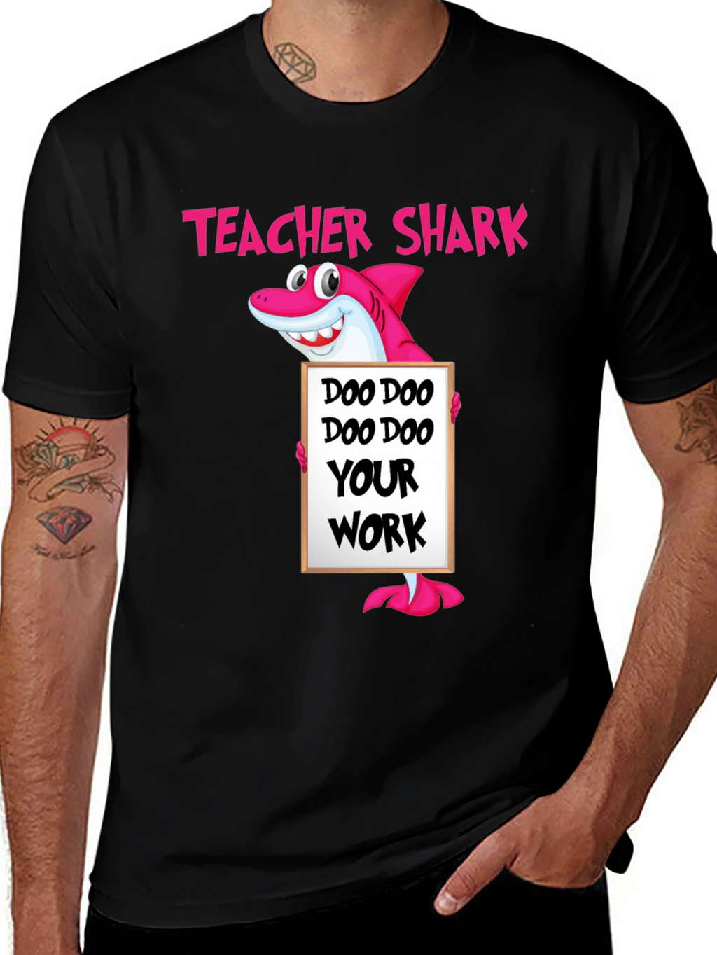 Teacher Shark Doo Your Work T-Shirt