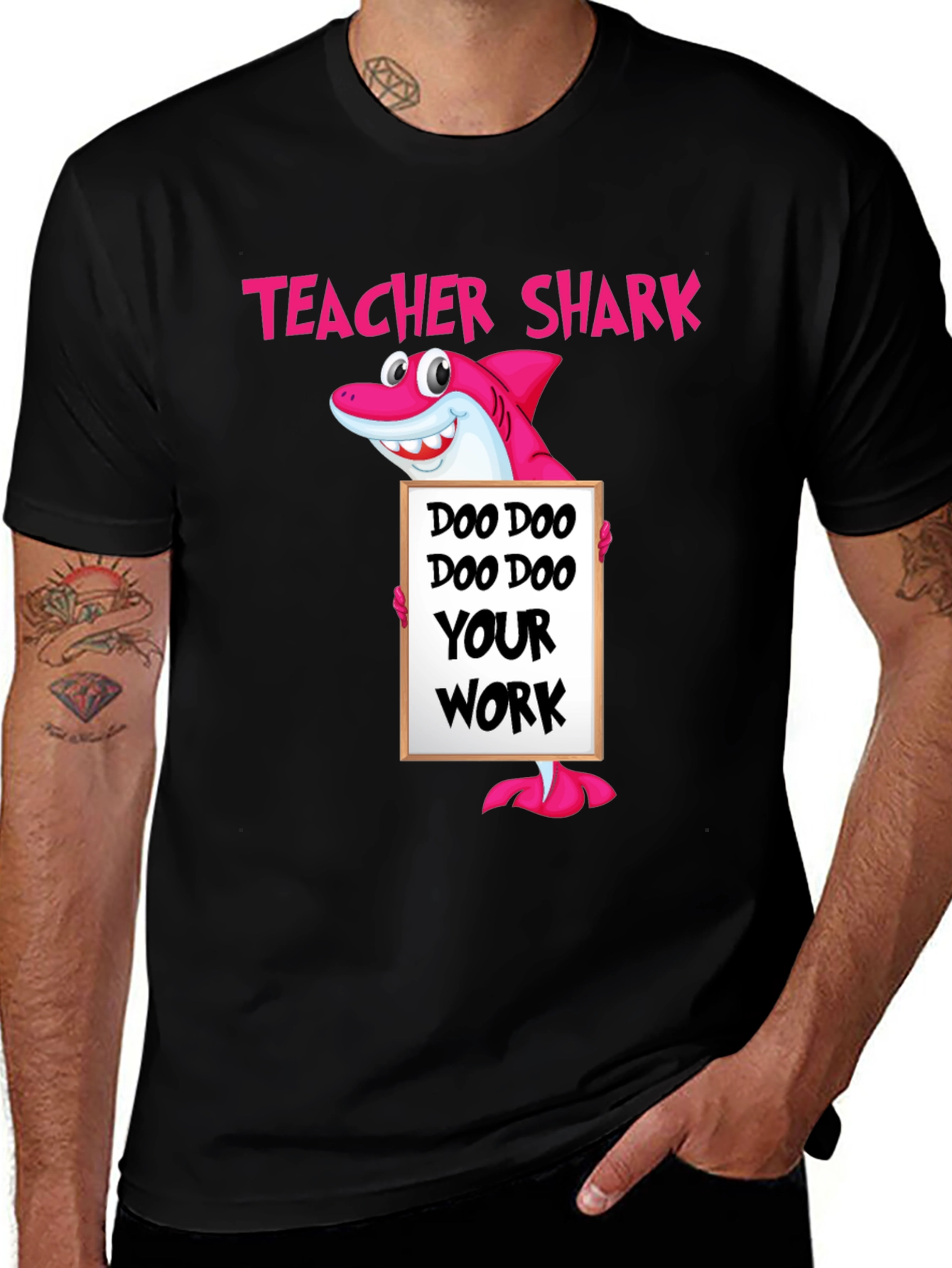 Teacher Shark Doo Your Work T-Shirt