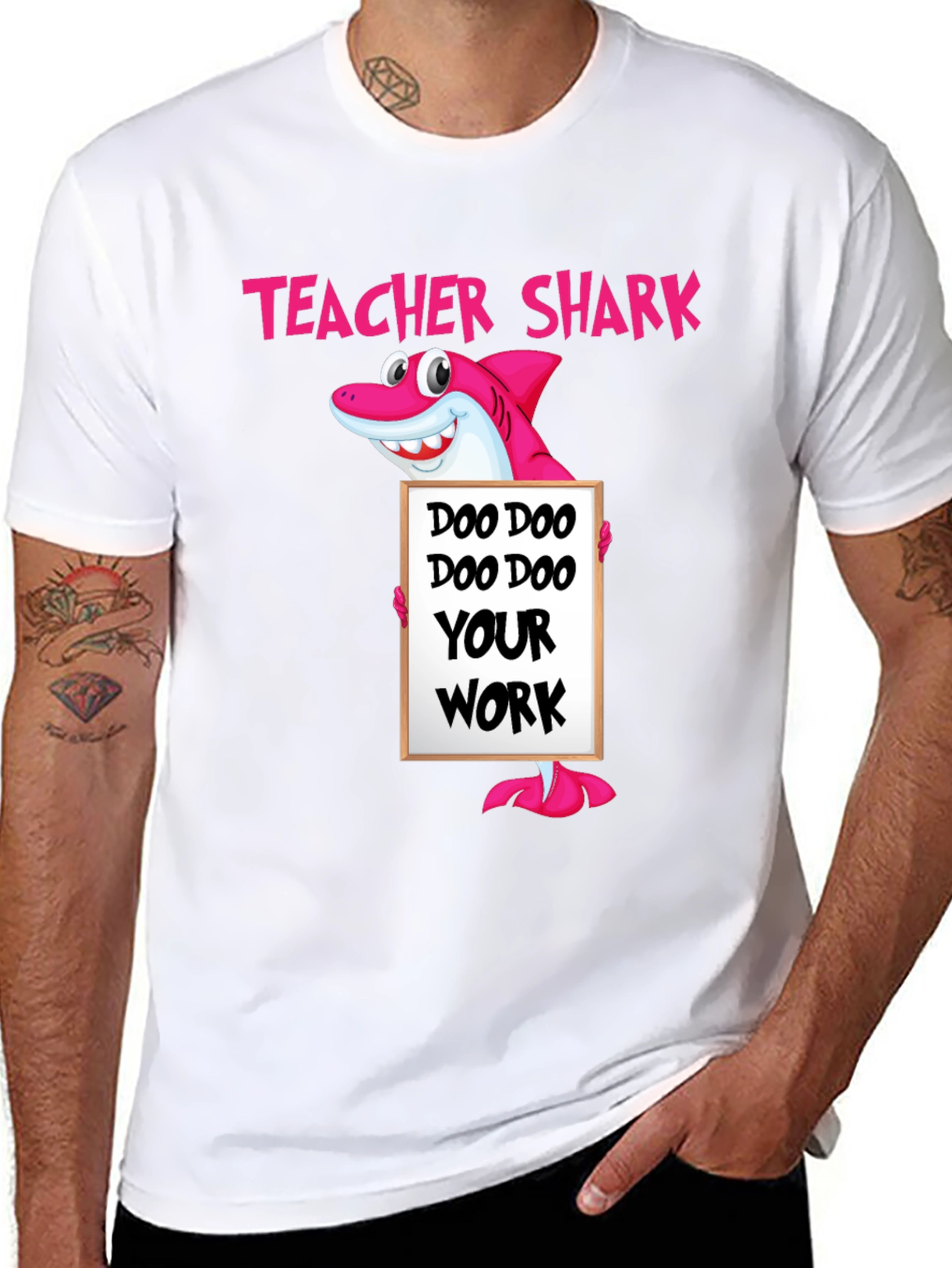 Teacher Shark Doo Your Work T-Shirt