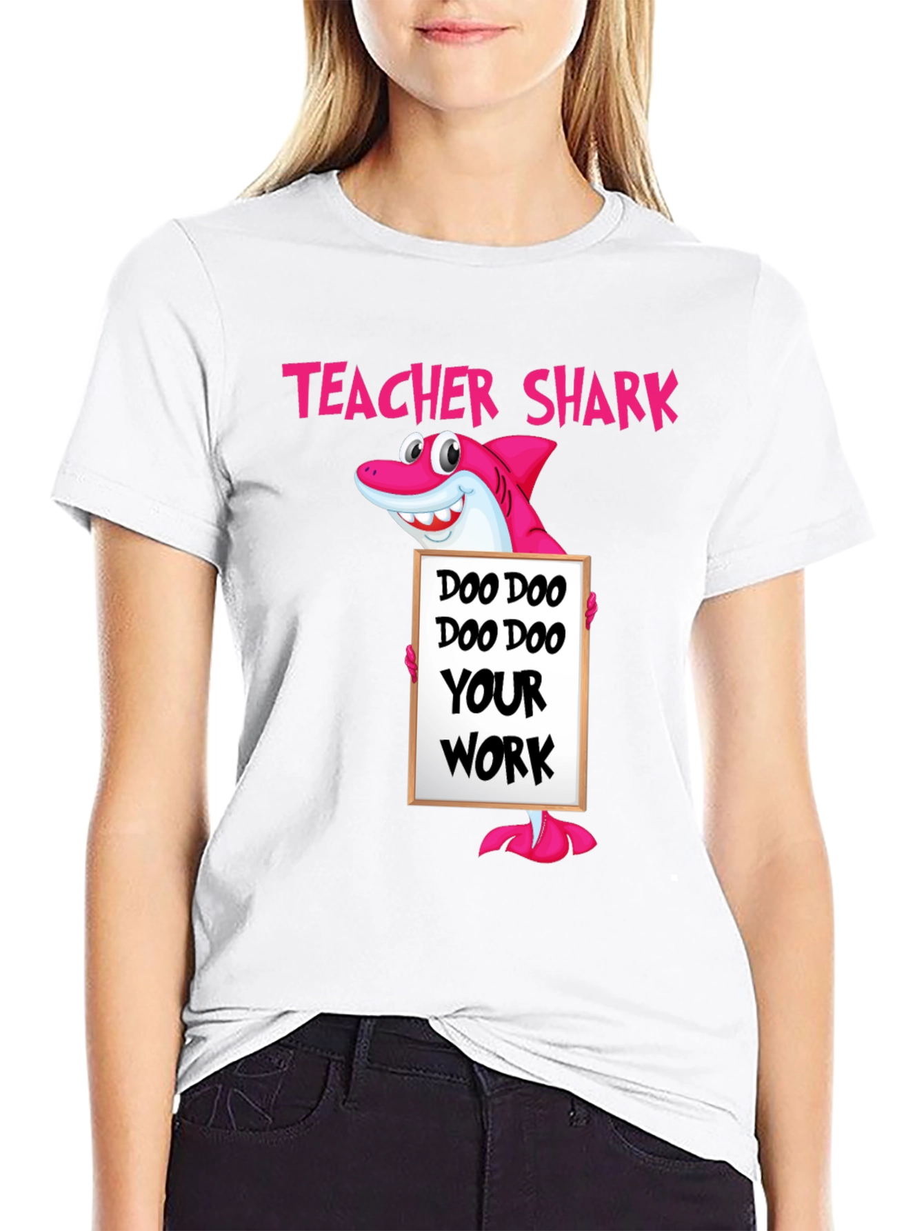 Teacher Shark Doo Your Work T-Shirt