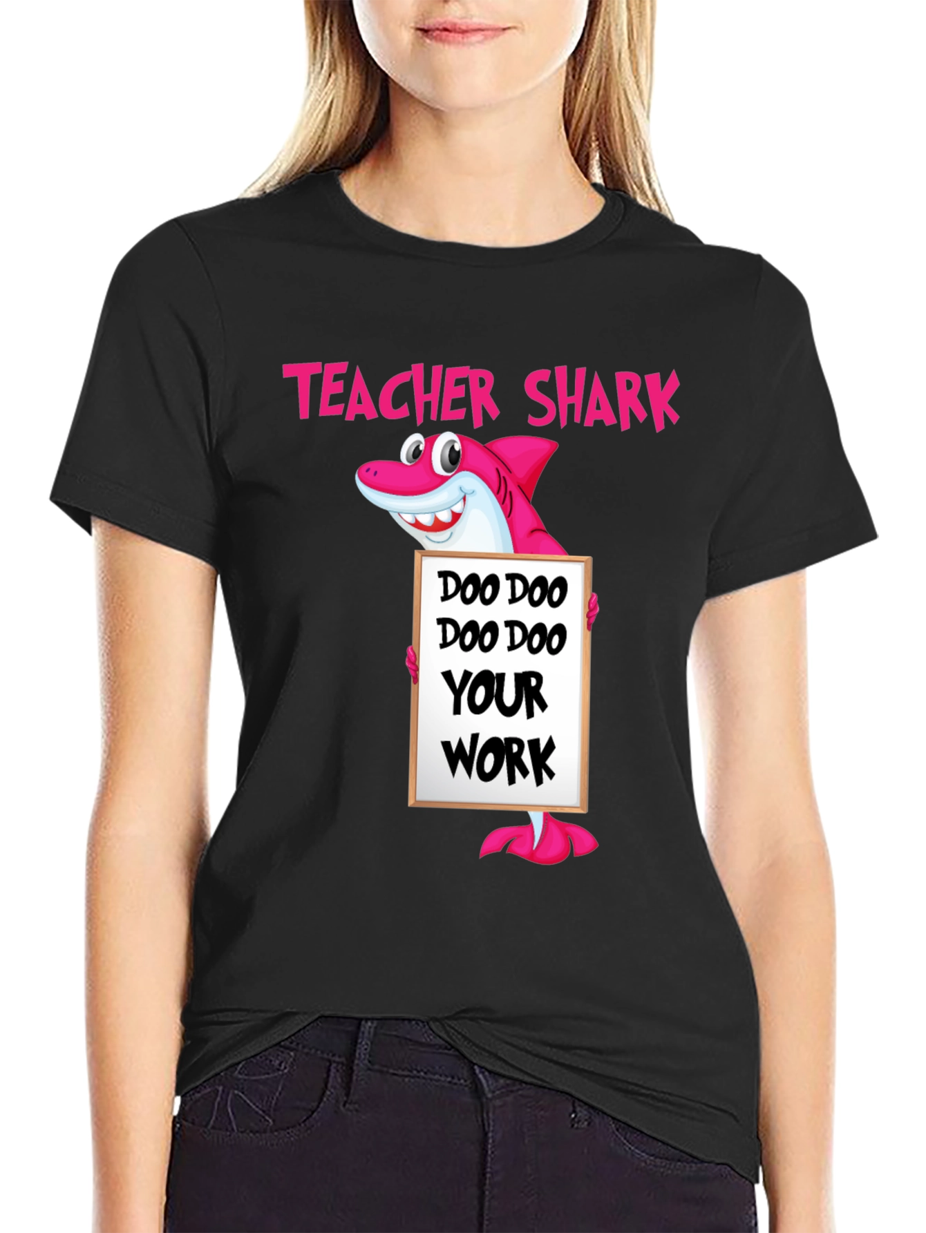 Teacher Shark Doo Your Work T-Shirt