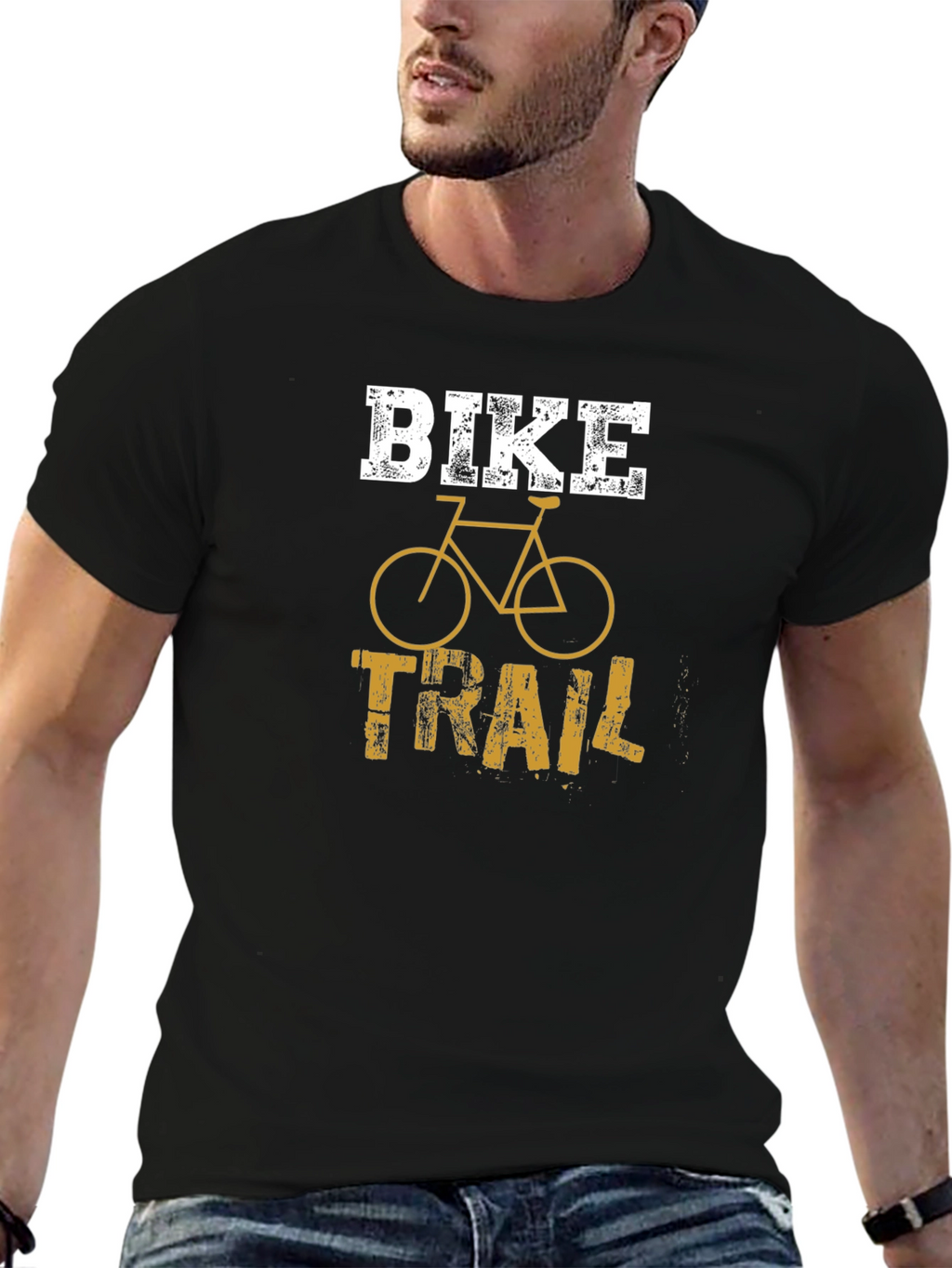 Bike Trail Graphic T-Shirt - Outdoor Adventure Tee