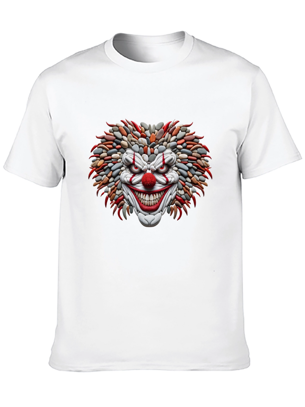Mens Black Clown Graphic Tee