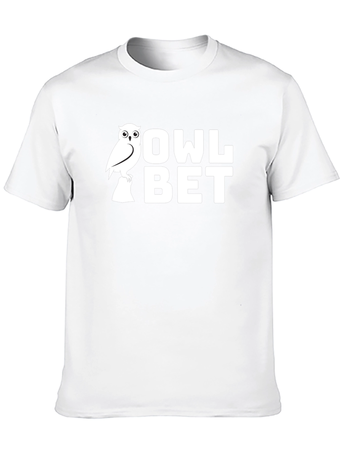 Owl Bet Funny Graphic Tee - Black Cotton T-Shirt