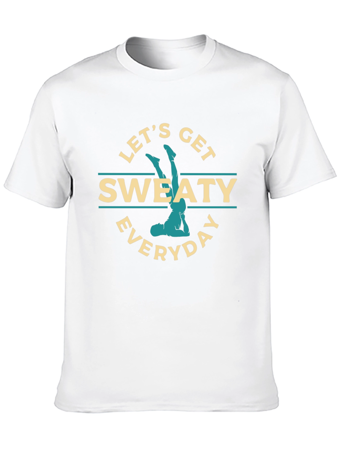 Lets Get Sweaty Everyday Graphic T-Shirt