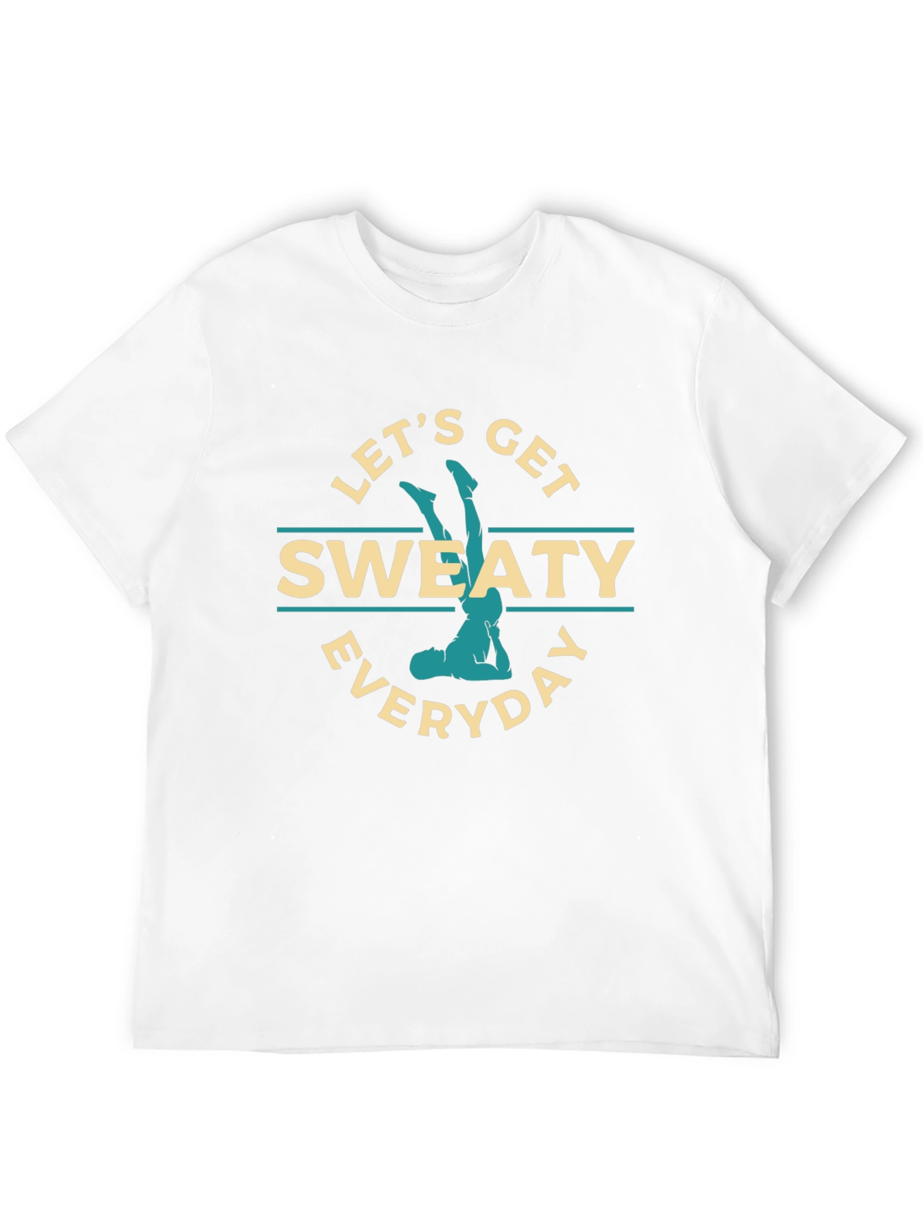 Lets Get Sweaty Everyday Graphic T-Shirt