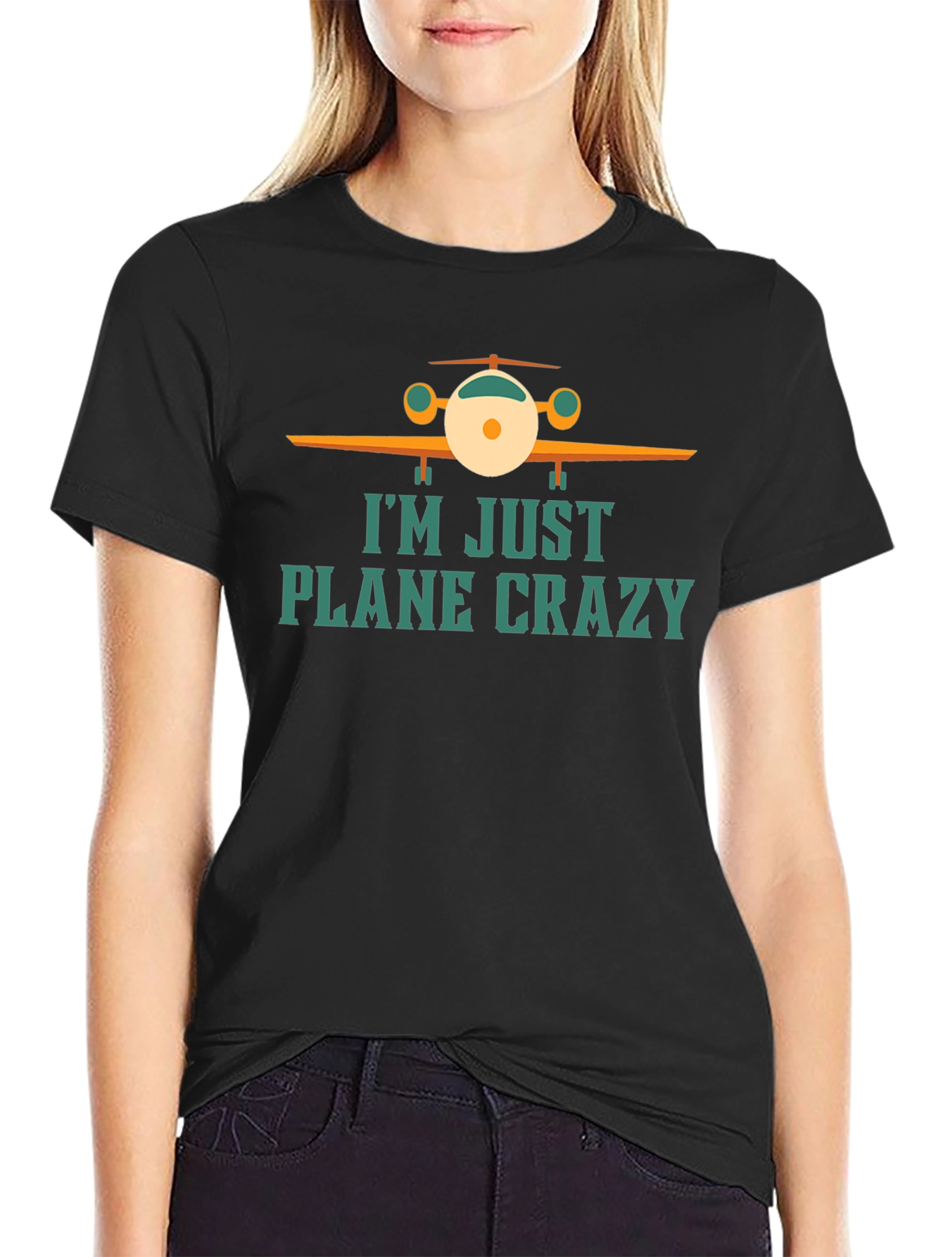 Im Just Plane Crazy T-Shirt - Aviation Tee