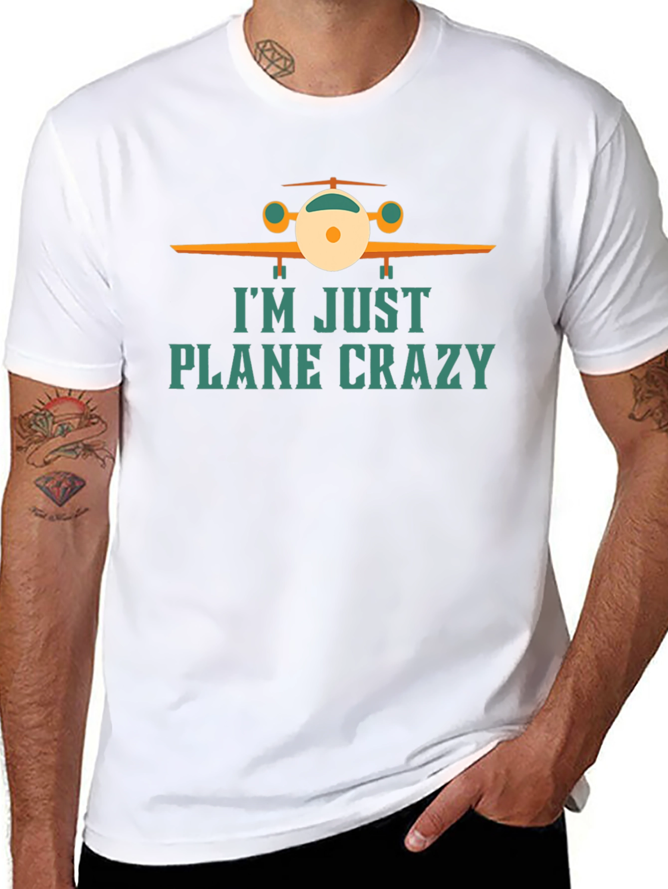 Im Just Plane Crazy T-Shirt - Aviation Tee