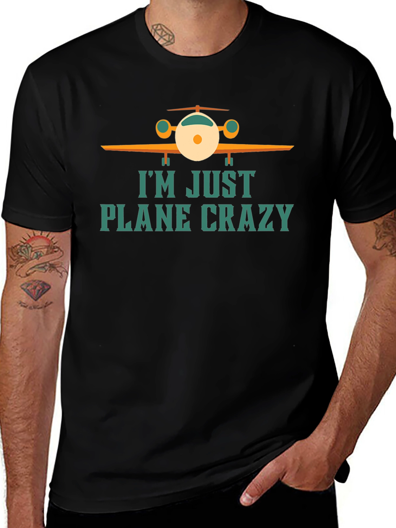 Im Just Plane Crazy T-Shirt - Aviation Tee