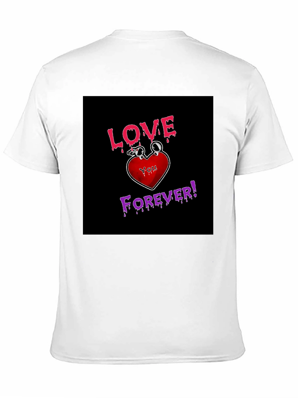 Love You Forever Graphic Tee - Black