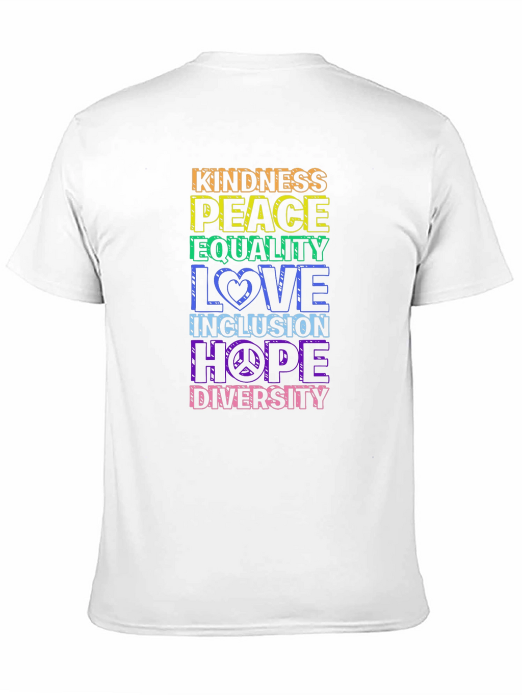Kindness Peace Love Equality T-Shirt