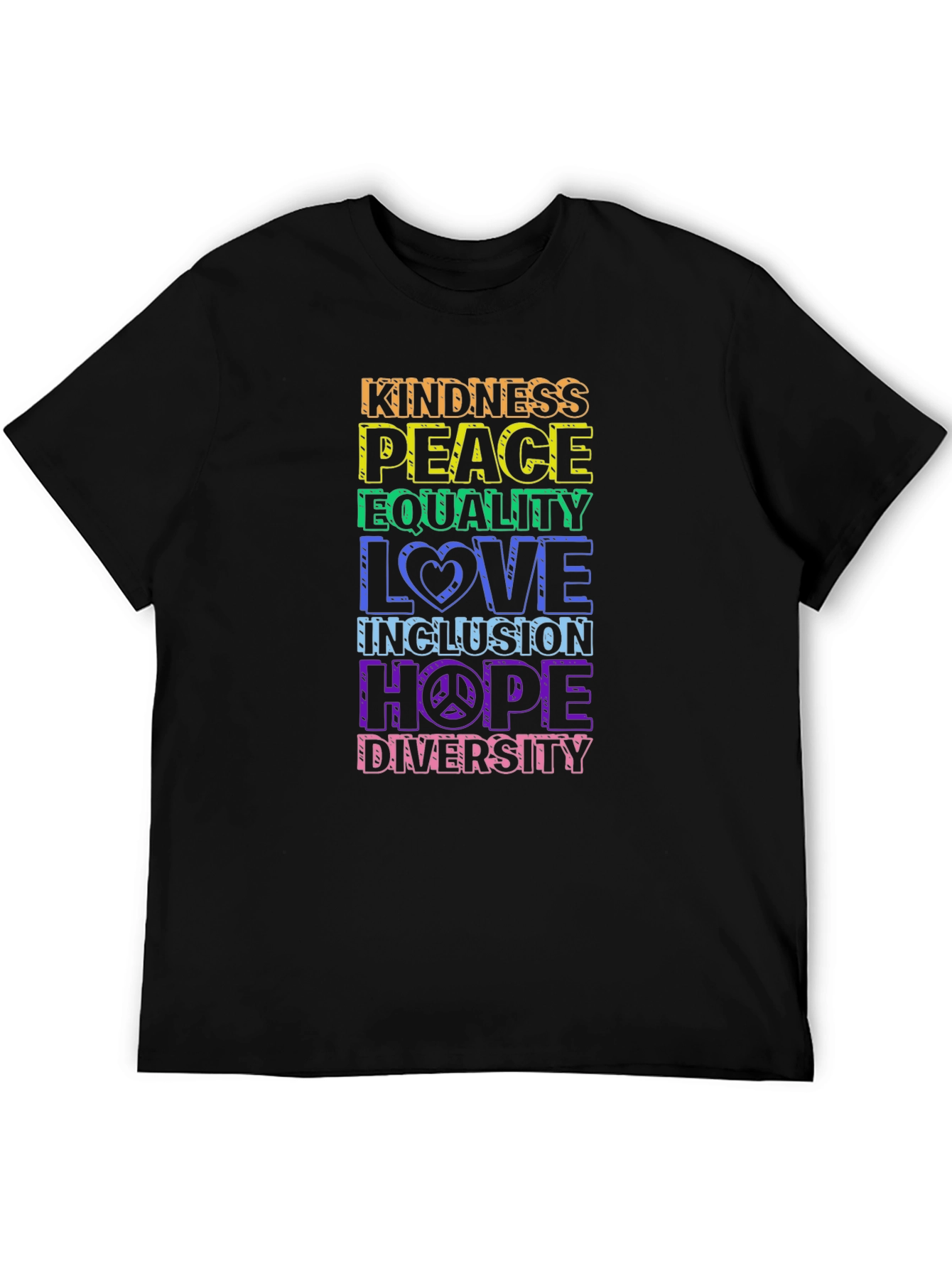 Kindness Peace Love Equality T-Shirt