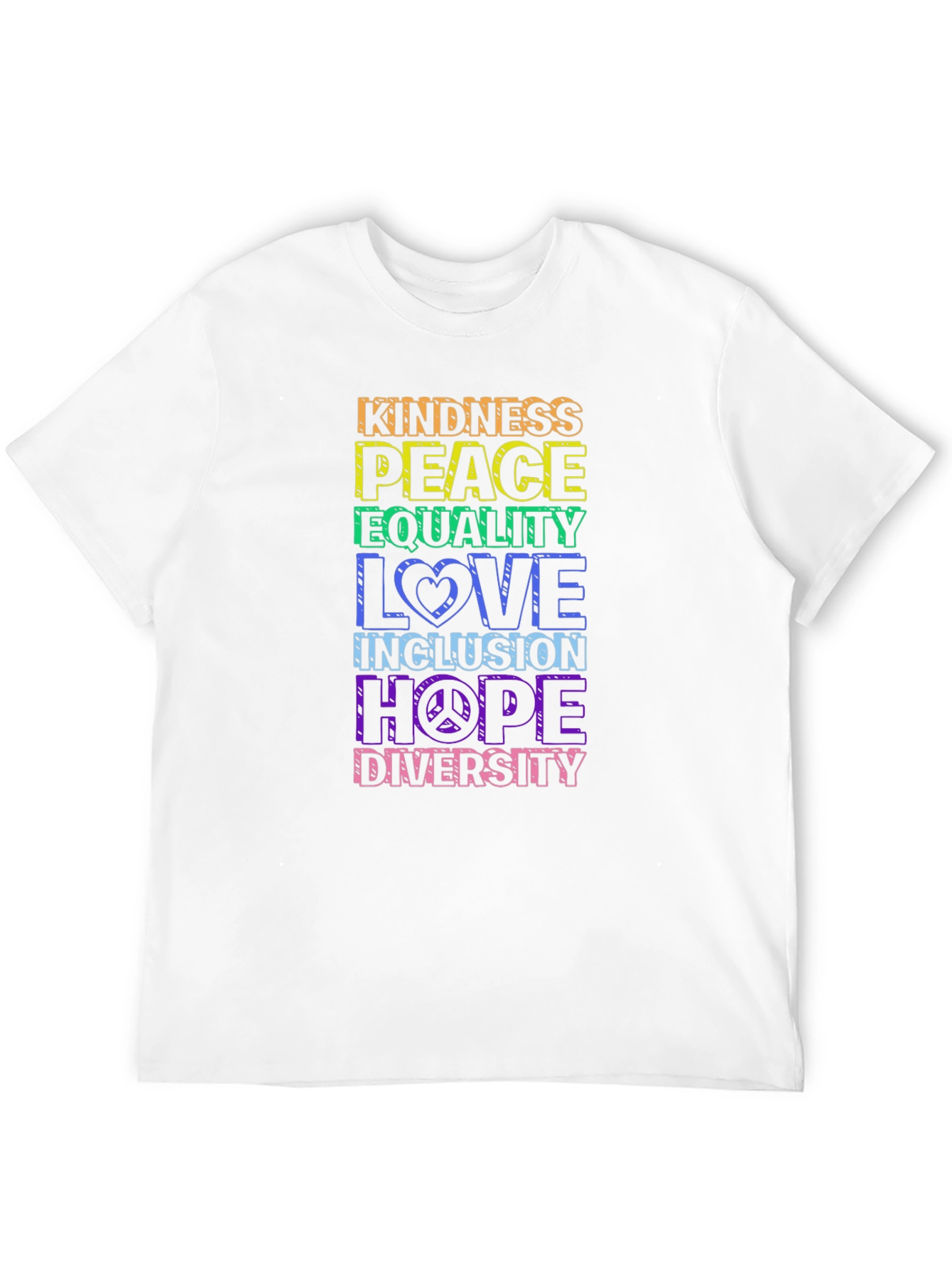 Kindness Peace Love Equality T-Shirt