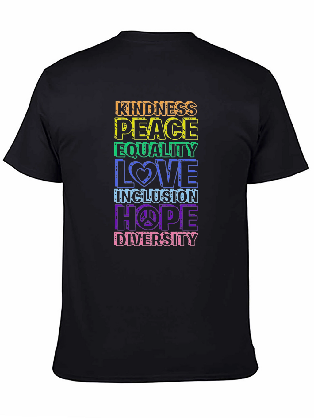 Kindness Peace Love Equality T-Shirt