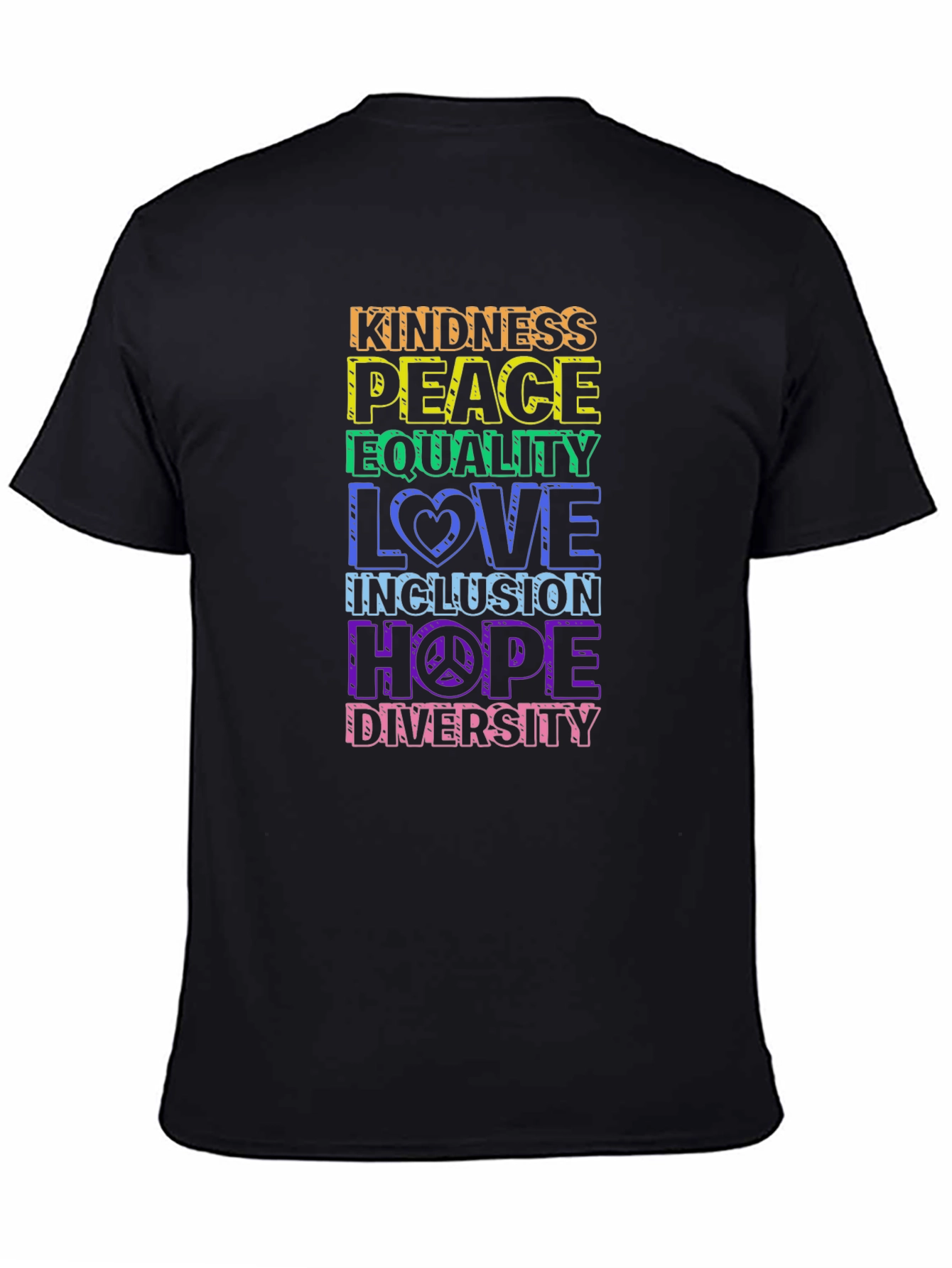 Kindness Peace Love Equality T-Shirt