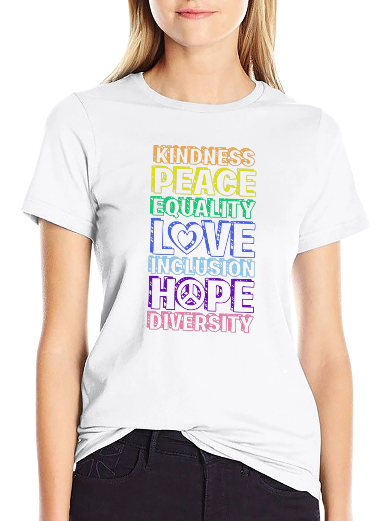 Kindness Peace Love Equality T-Shirt