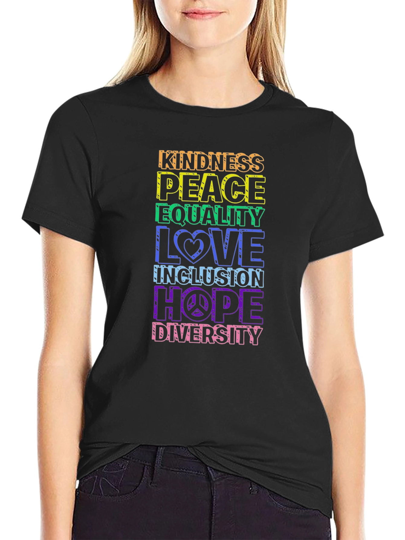 Kindness Peace Love Equality T-Shirt