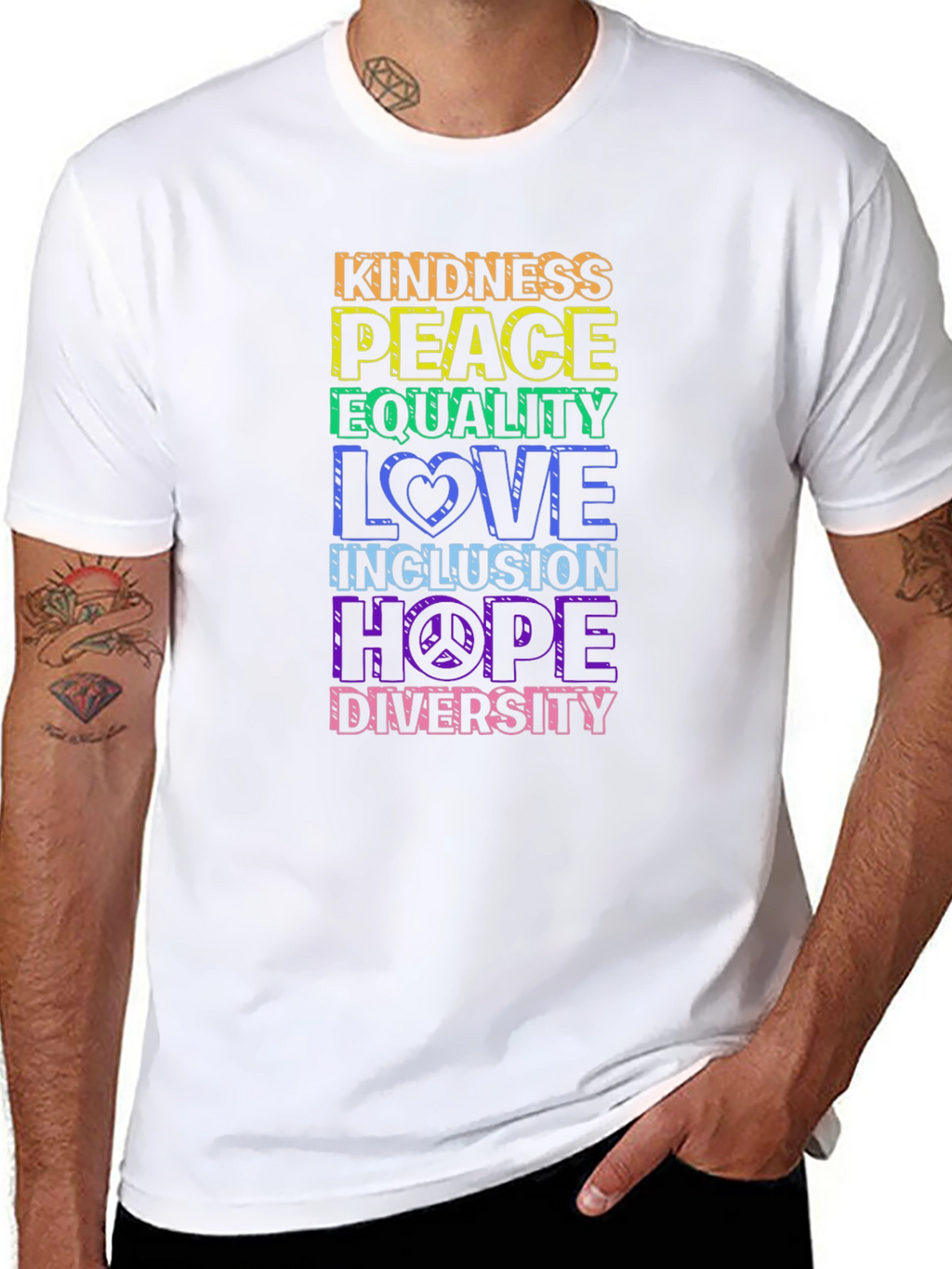 Kindness Peace Love Equality T-Shirt