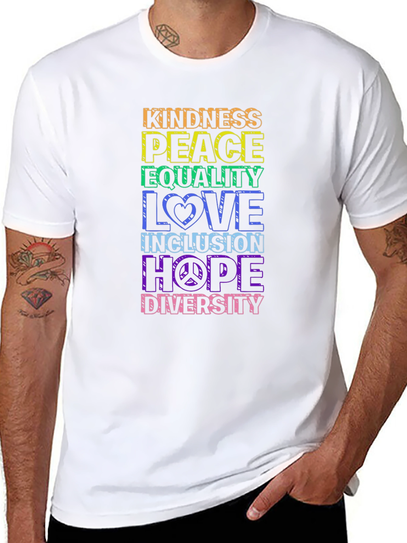 Kindness Peace Love Equality T-Shirt