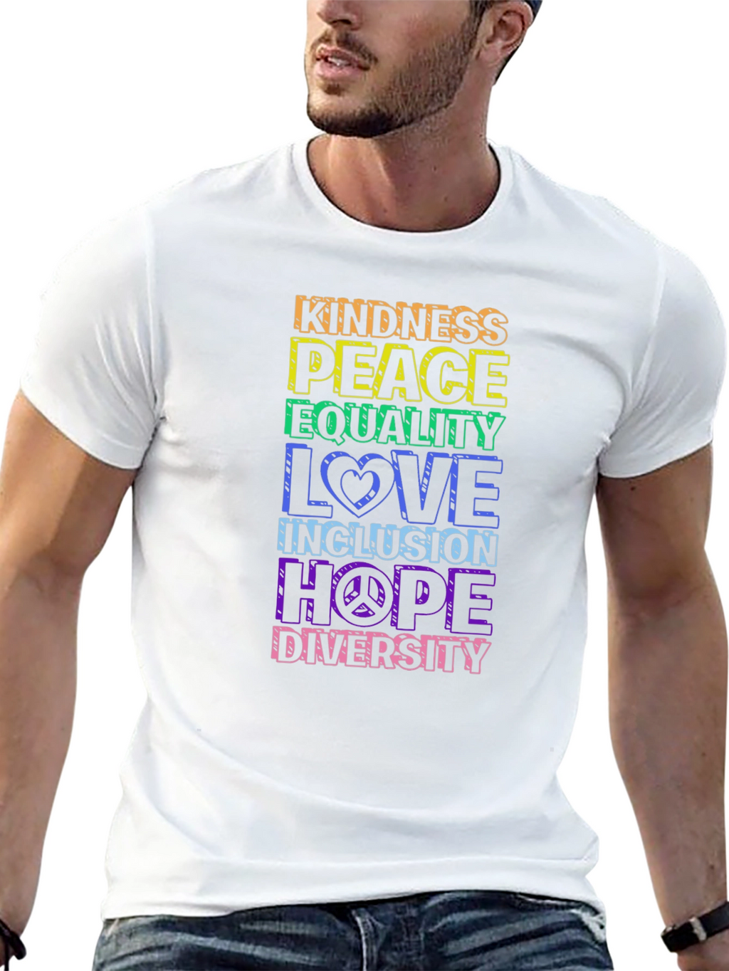 Kindness Peace Love Equality T-Shirt