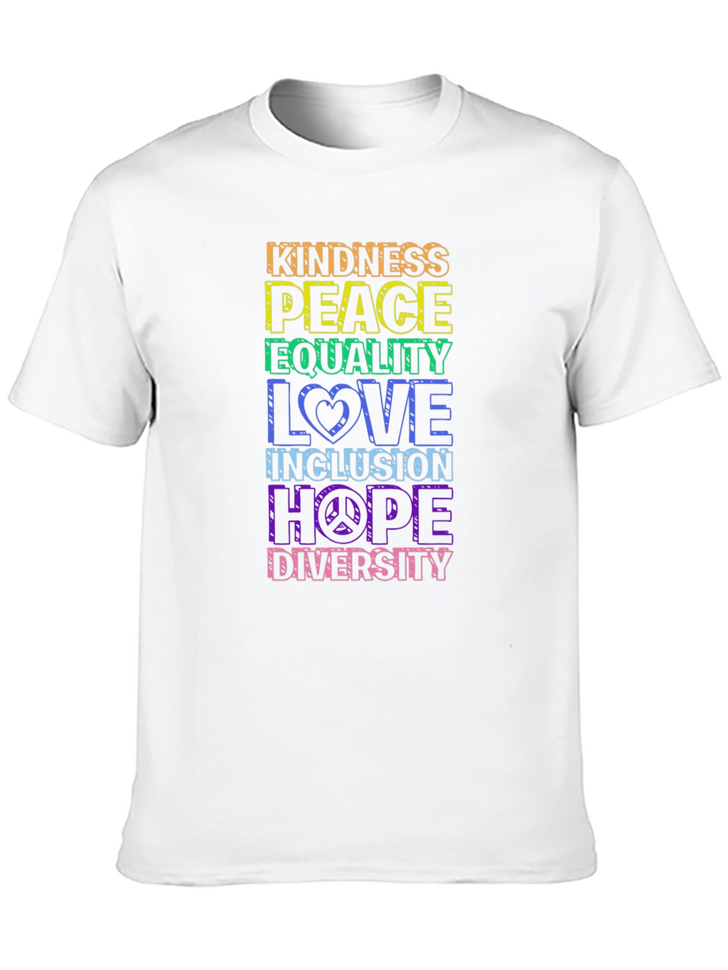 Kindness Peace Love Equality T-Shirt