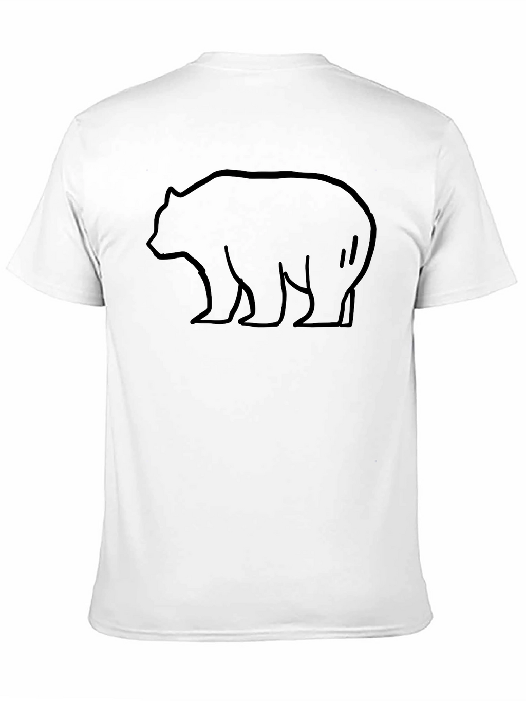 Black Bear Outline Graphic Tee