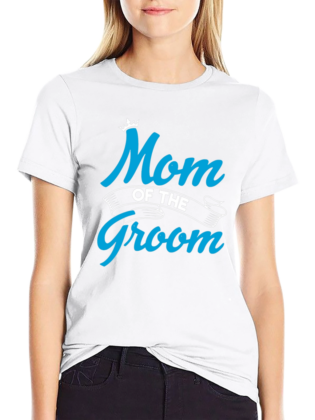 Mom of the Groom Crewneck T-shirt