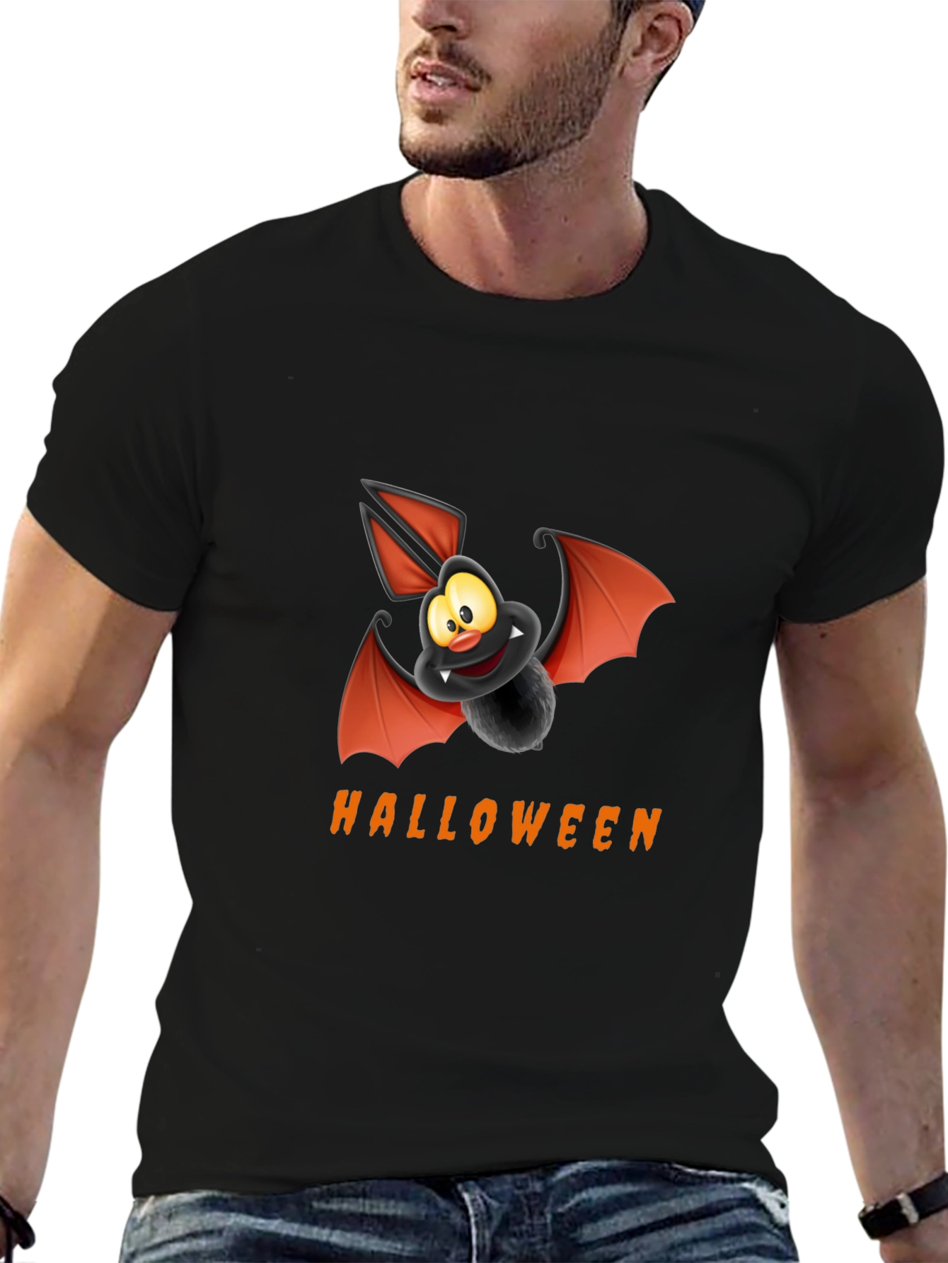 Halloween Bat Graphic Tee