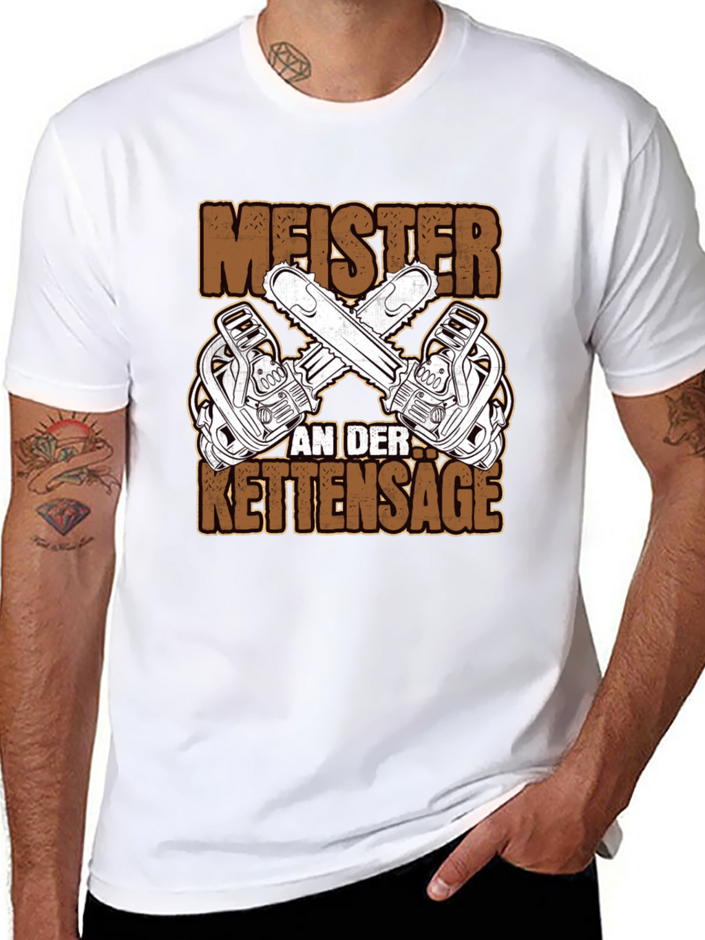 Meister an der Kettensage T-Shirt - Chainsaw Master Tee