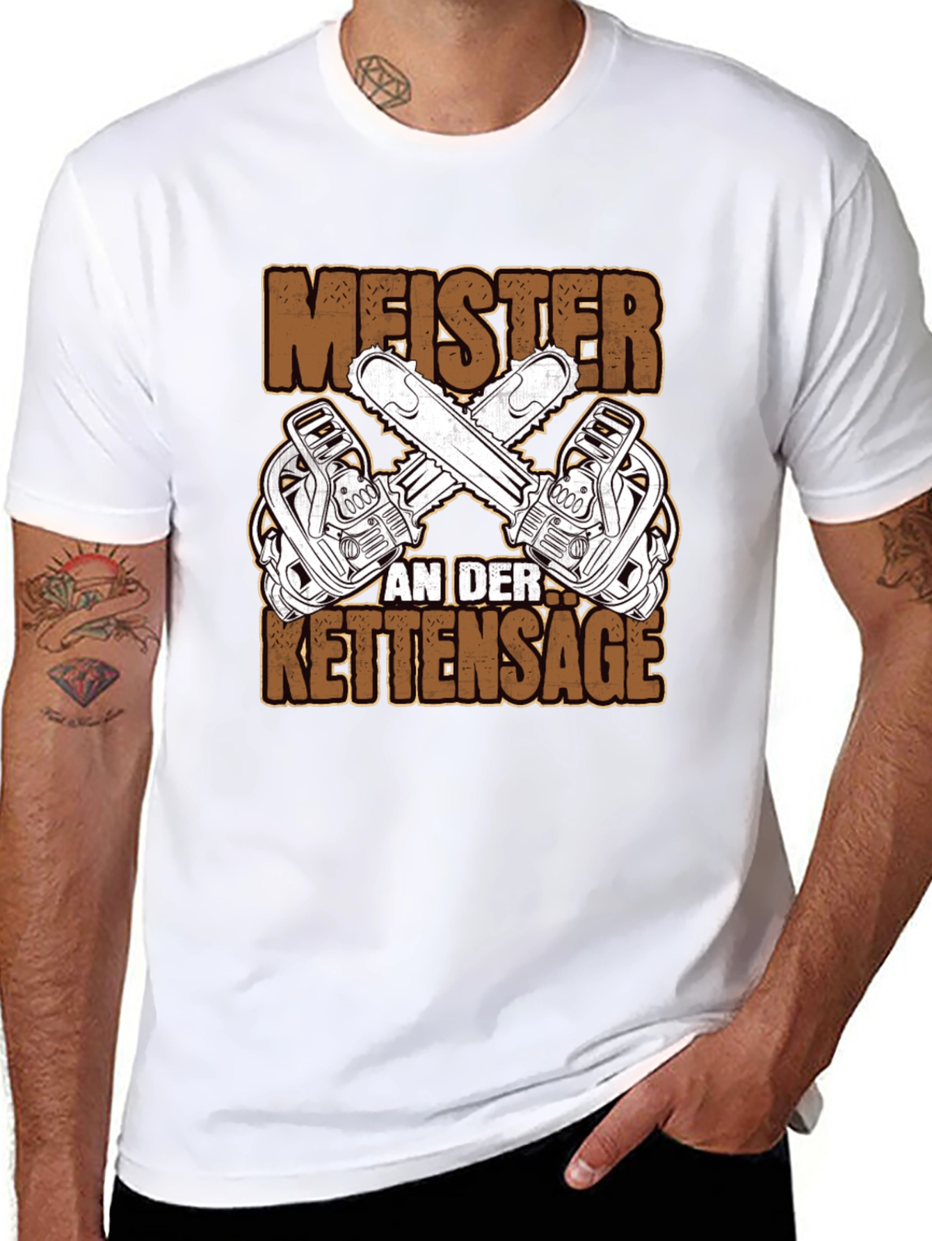 Meister an der Kettensage T-Shirt - Chainsaw Master Tee