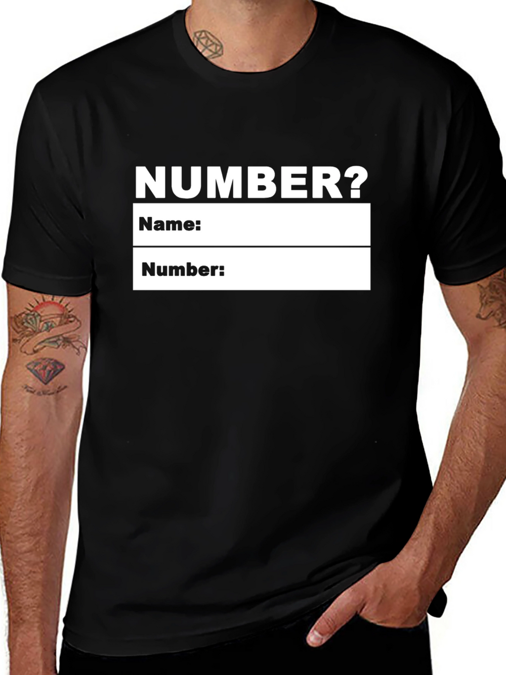 Funny Personalized Number T-Shirt