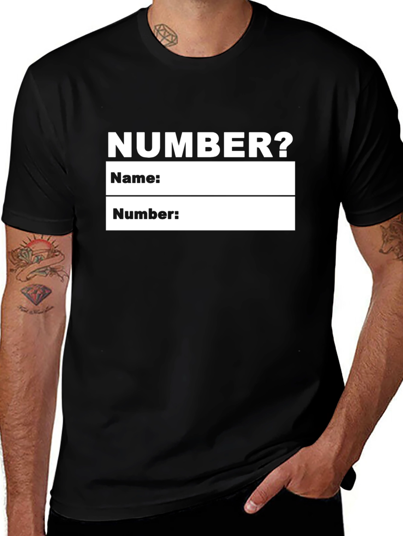Funny Personalized Number T-Shirt