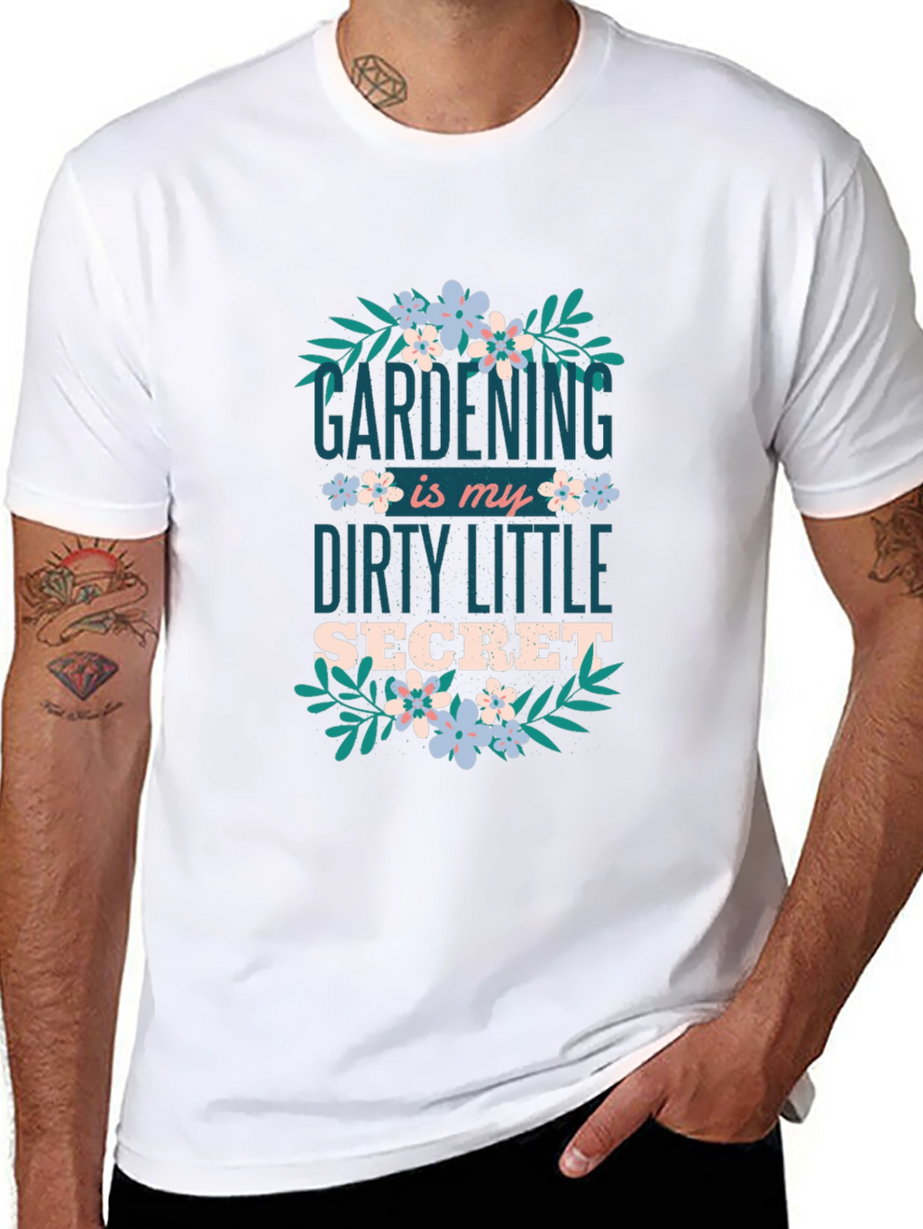 Gardening Dirty Little Secret Graphic Tee