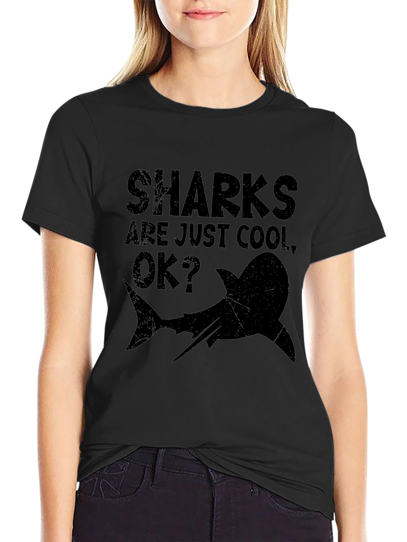 Sharks are Just Cool OK? Graphic T-Shirt