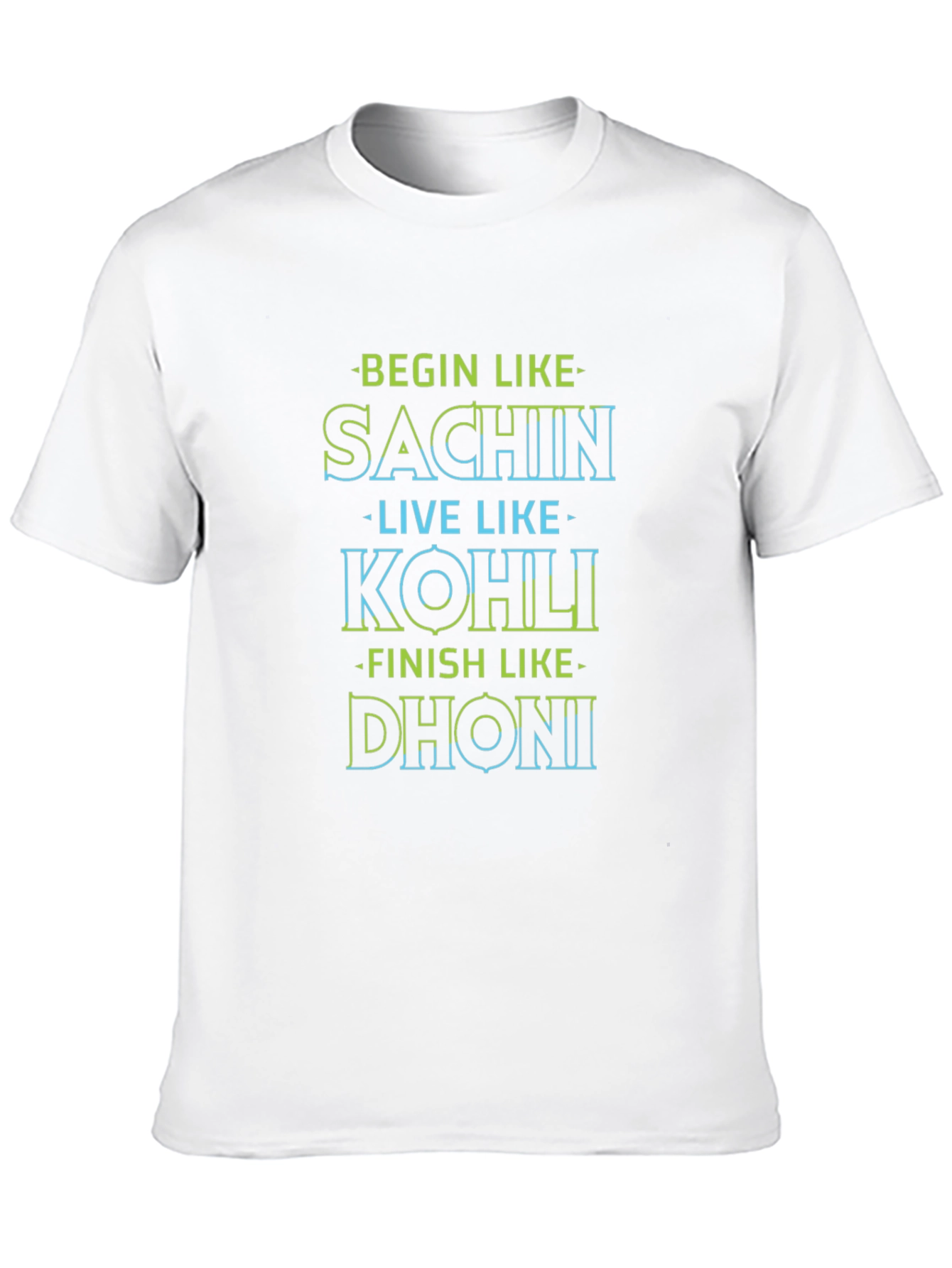 Begin Like Sachin T-Shirt