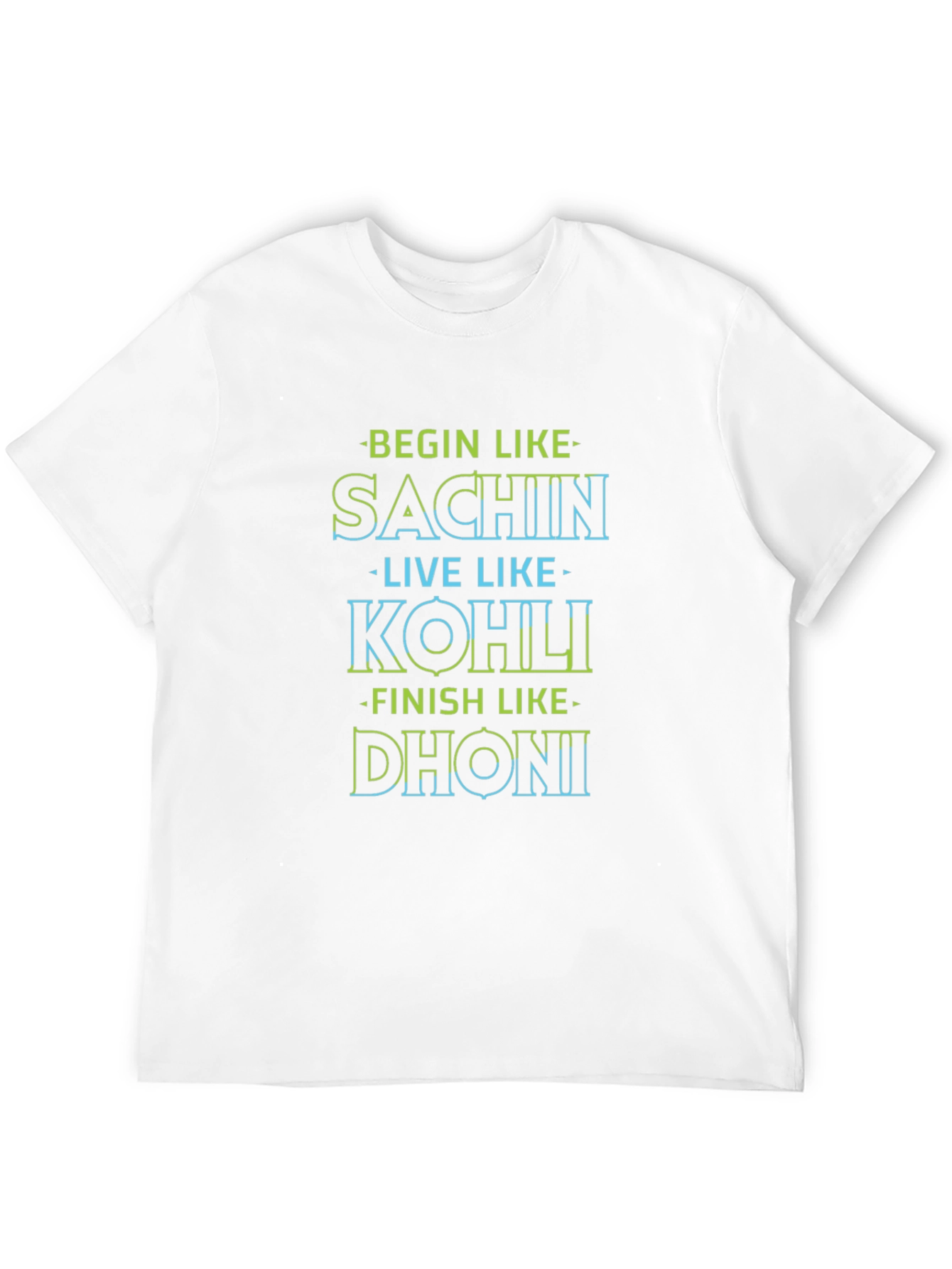 Begin Like Sachin T-Shirt